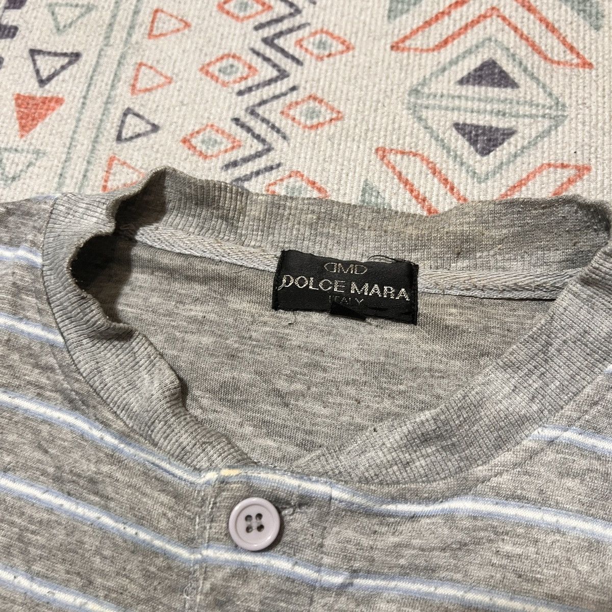 Designer × Other Italian Designer Stripe Long Sleeves Tee Size US M / EU 48-50 / 2 - 5 Thumbnail