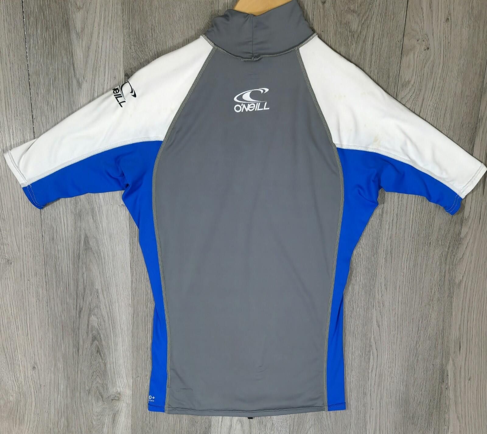 Quiksilver quiksilver youth boys size XL White/blue compression shirt#7 Size US XL / EU 56 / 4 - 7 Thumbnail