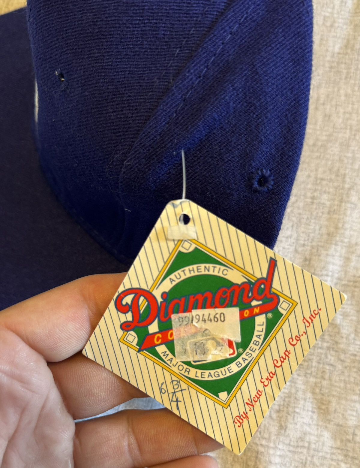 New Era LA Dodgers Size 6 3/4 Hat New Era Diamond Collection Fitted Size ONE SIZE - 5 Thumbnail