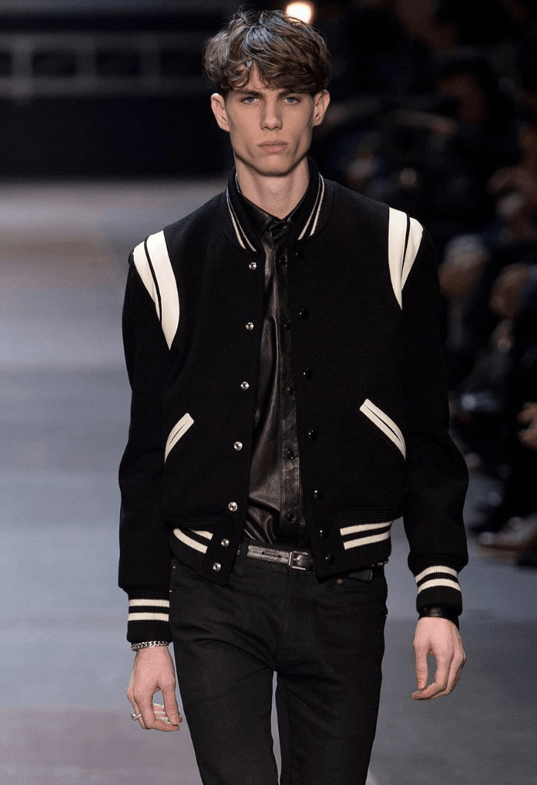 Saint Laurent Paris Teddy varsity bomber jacket Size US M / EU 48-50 / 2 - 6 Thumbnail