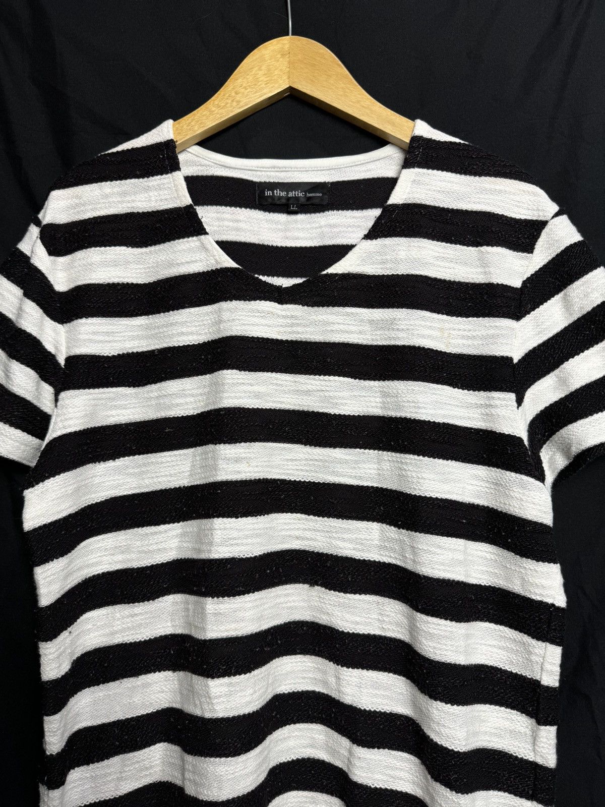 Hysteric Glamour × If Six Was Nine × Japanese Brand Inthe attic homme stripe t shirt Size US M / EU 48-50 / 2 - 3 Thumbnail