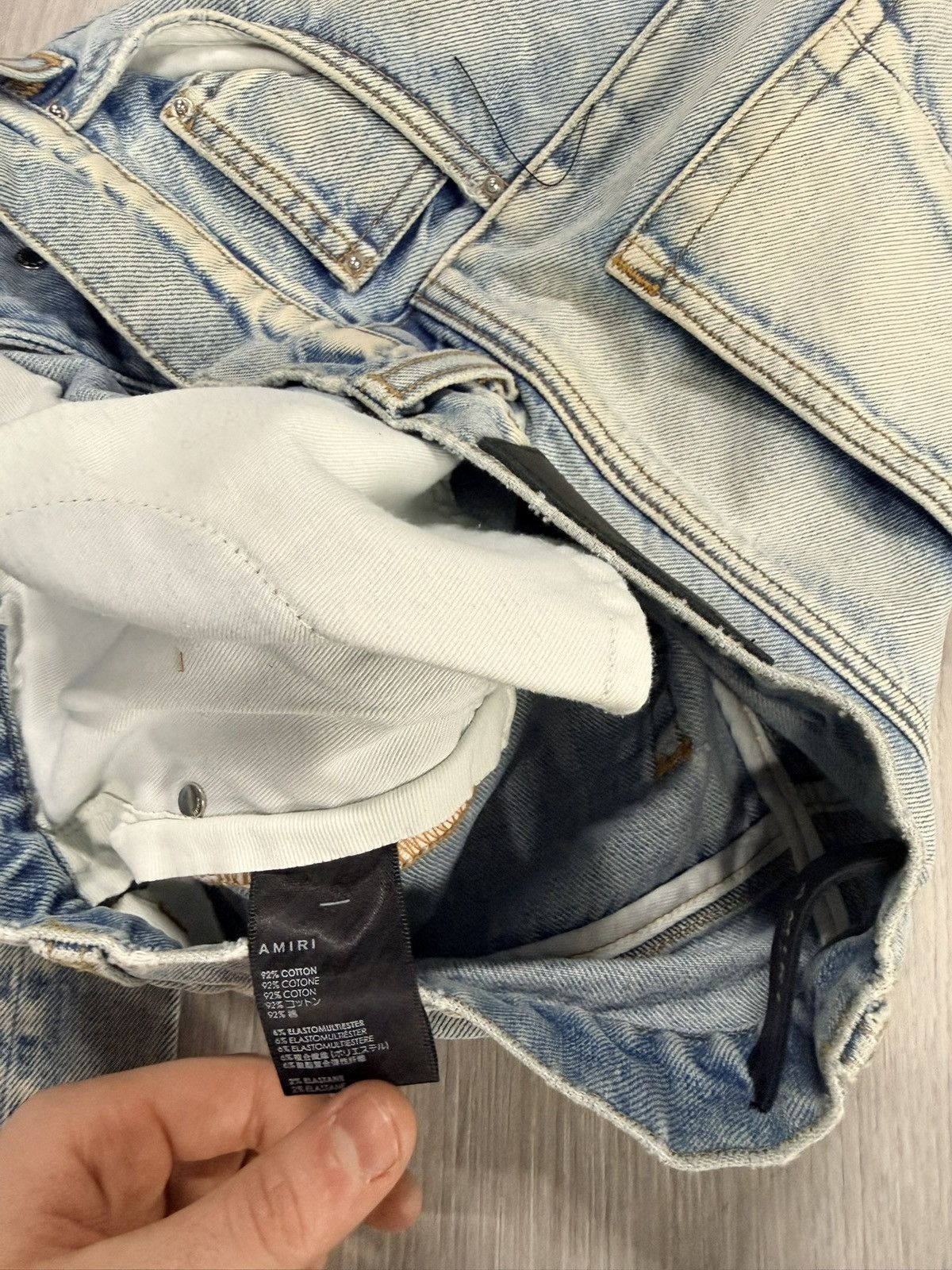 Amiri Amiri Ice Blue Baggy Jeans 29 Size US 29 - 3 Thumbnail
