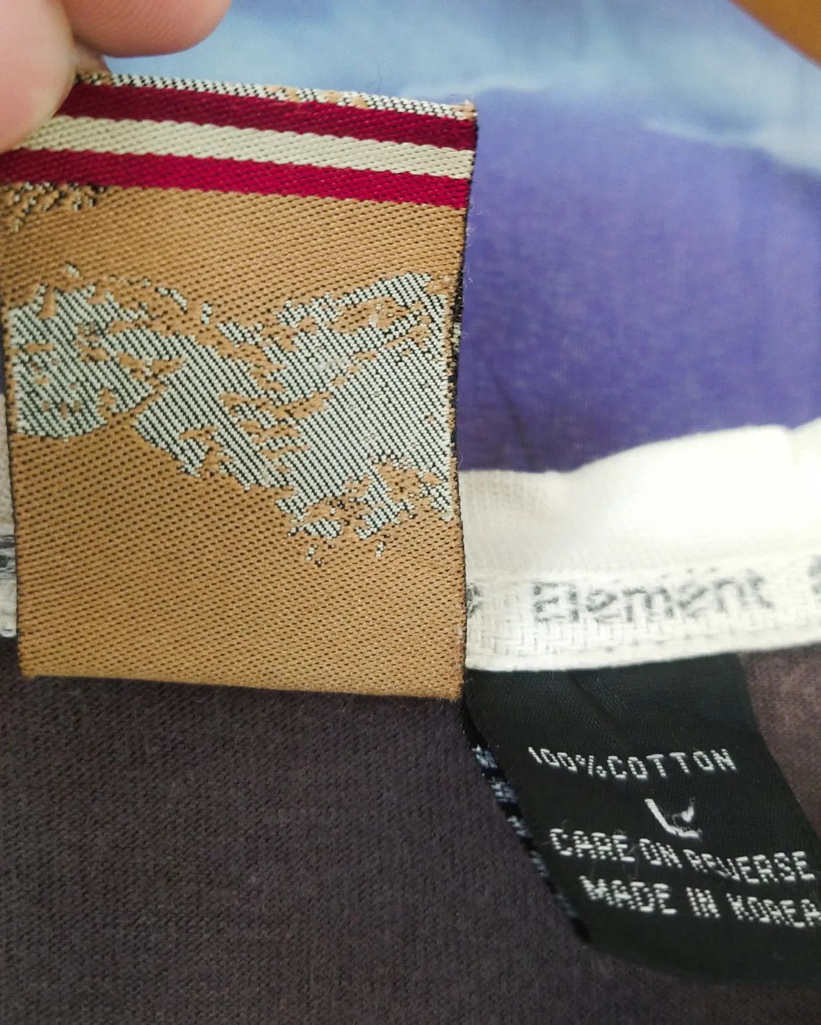 Element Vintage Element Skateboards Graffiti Brown Tees Size US L / EU 52-54 / 3 - 8 Thumbnail