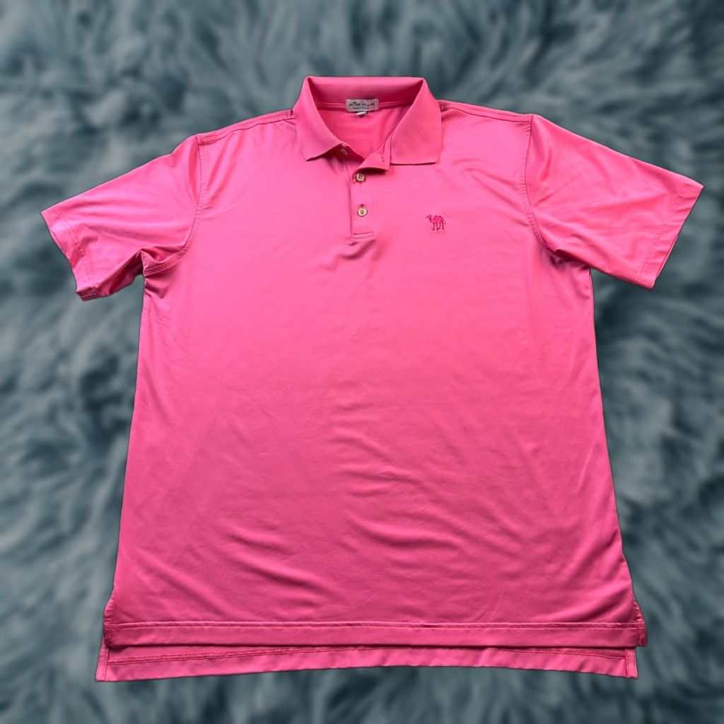 Peter Millar Peter Millar Polo Shirt Mens Large Pink Camel Summer Comfort Size US L / EU 52-54 / 3 - 1 Thumbnail