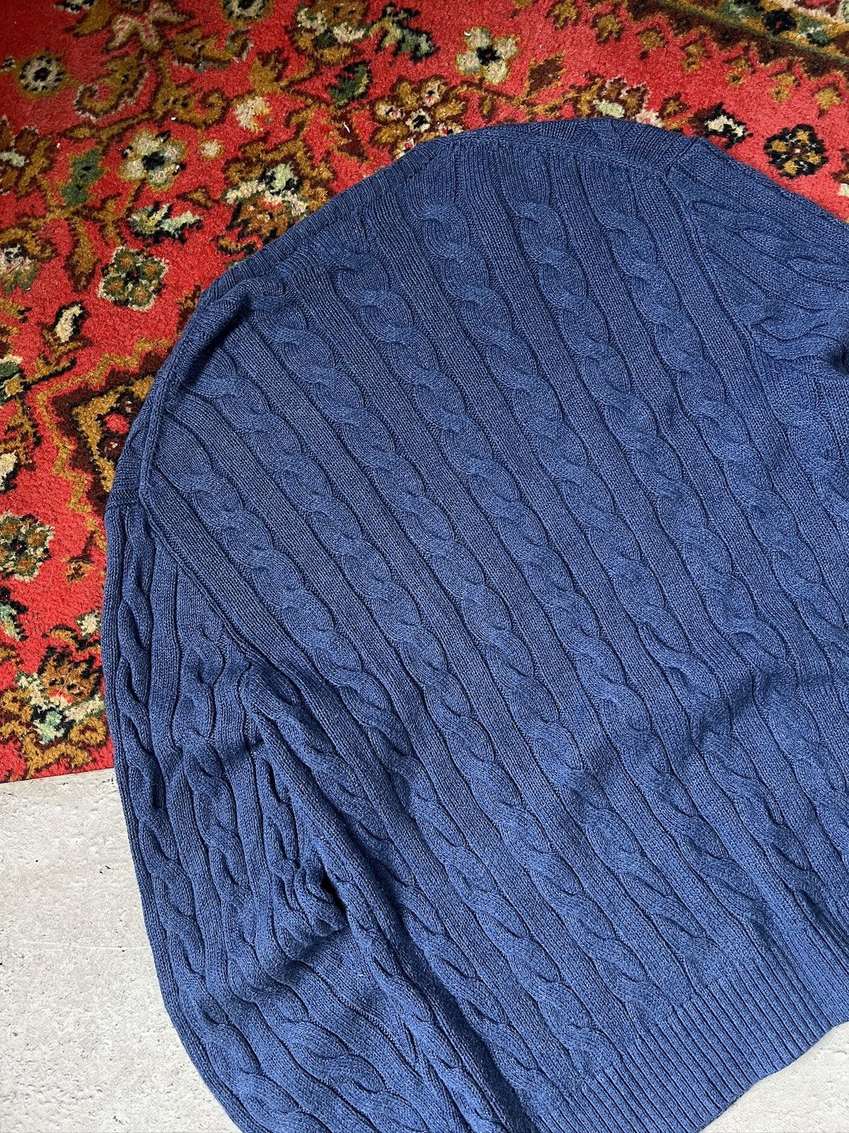 Polo Ralph Lauren Polo Ralph Lauren knitted cable old money sweater y2k Size US XL / EU 56 / 4 - 9 Thumbnail