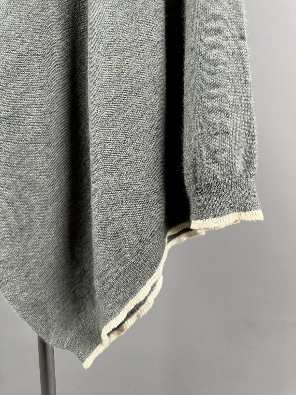 Y's × Yohji Yamamoto Y’s - Yohji Yamamoto - Asymmetrical Knit Long Shirt Size US L / EU 52-54 / 3 - 10 Thumbnail