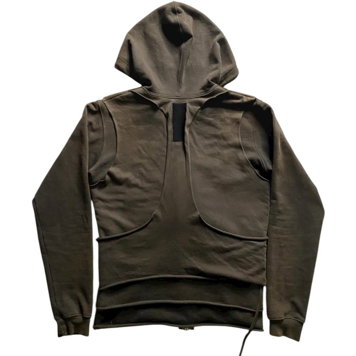 Rick Owens preownd Rick Owens SLAB 2004 Layered Hoodie – Size XS Size US XS / EU 42 / 0 - 5 Thumbnail