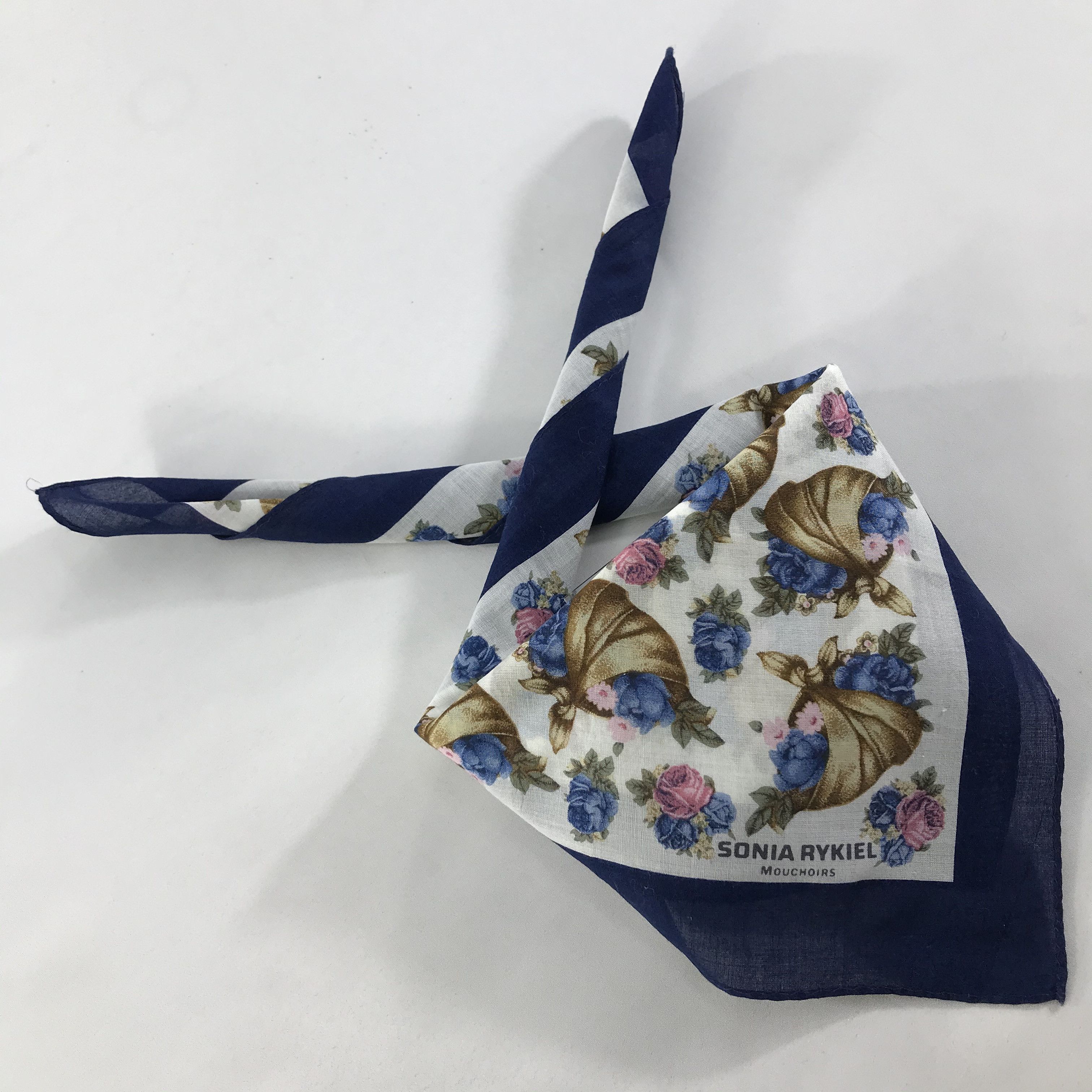 Sonia Rykiel × Vintage Sonia Rykiel Bandana / Handkerchief / Neckerchief - S1466 Size ONE SIZE - 4 Thumbnail