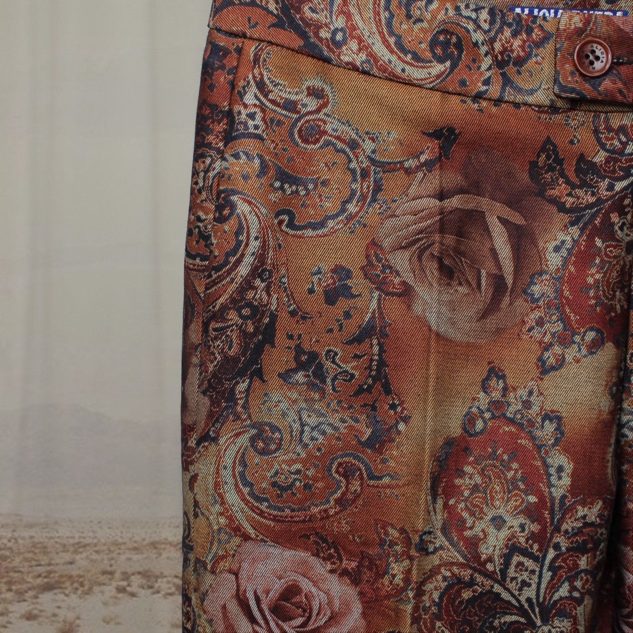 Other 🌹ROSES PAISLEY PANTS🌹 Size 27" / US 4 / IT 40 - 3 Thumbnail