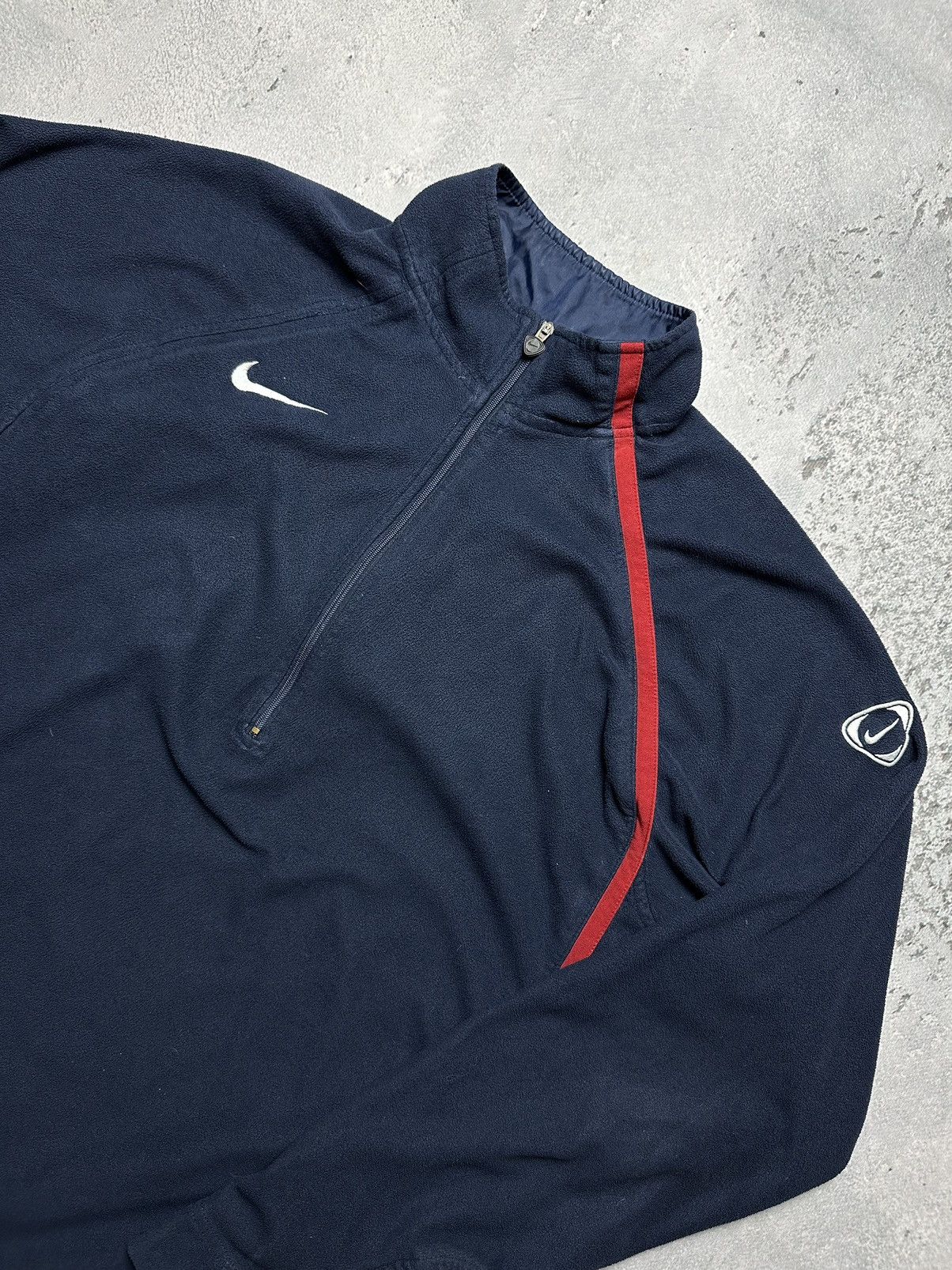 Nike Nike Therma-Fit Total 90 Vintage Half-Zip center swoosh logo Size US L / EU 52-54 / 3 - 6 Thumbnail