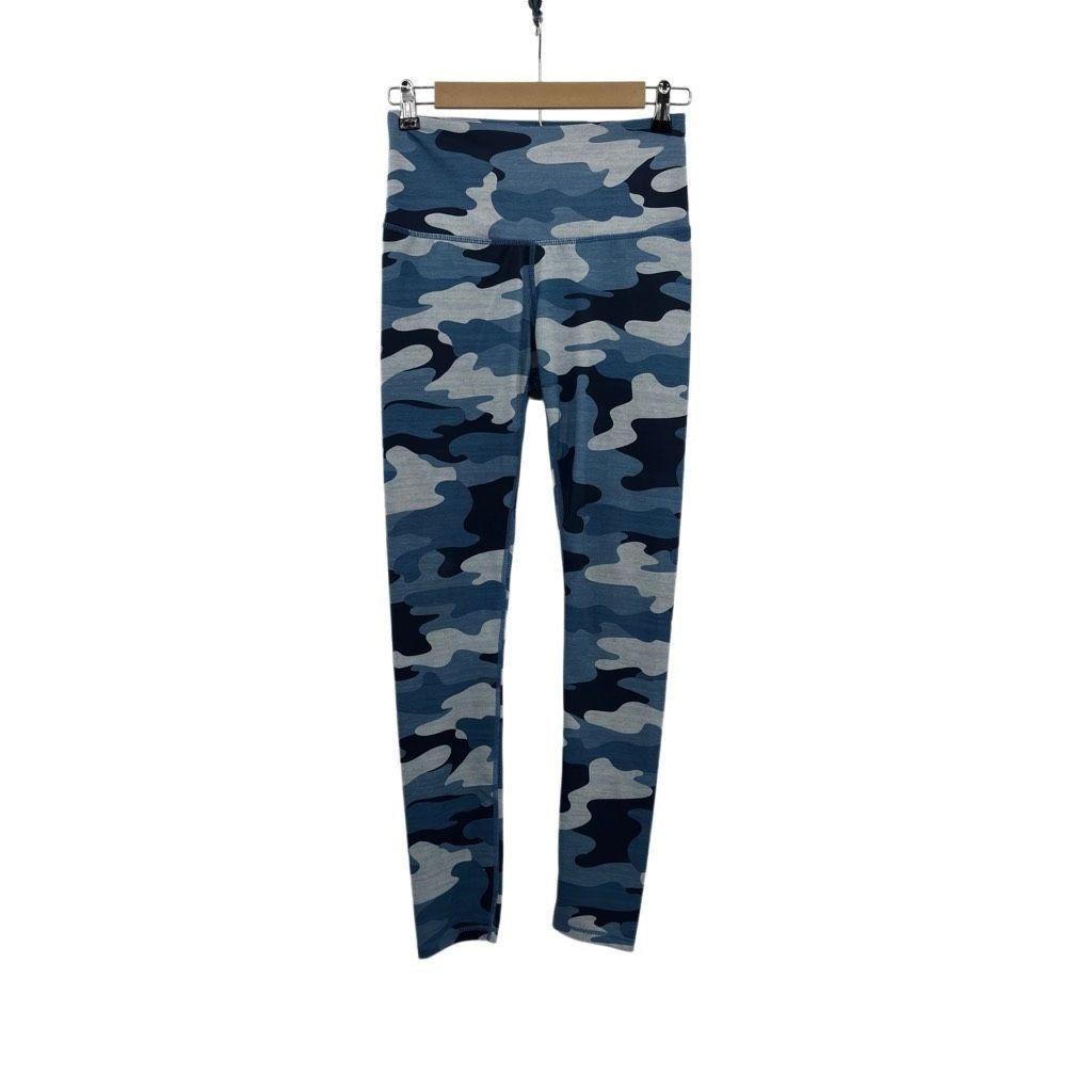 Reebok Reebok High Rise Workout Ready Camo Performance 7/8 Leggings Size 27" / US 4 / IT 40 - 2 Thumbnail