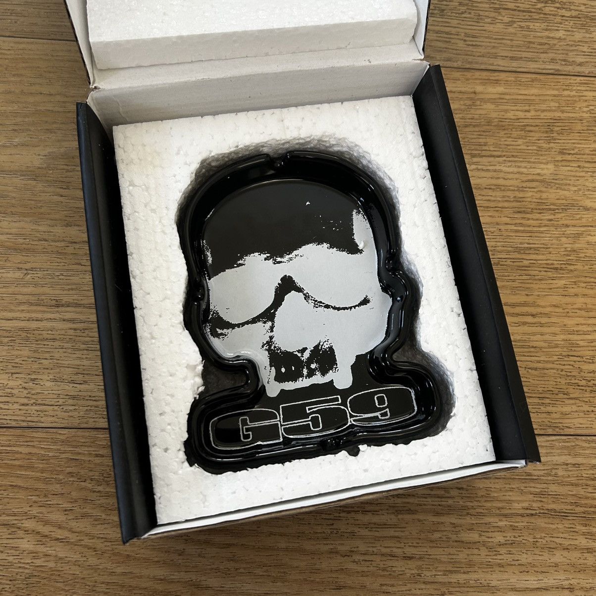 G59 Records $uicideboy$ G59 Skull Logo Ceramic Black Ashtray Suicideboys Size ONE SIZE - 5 Thumbnail