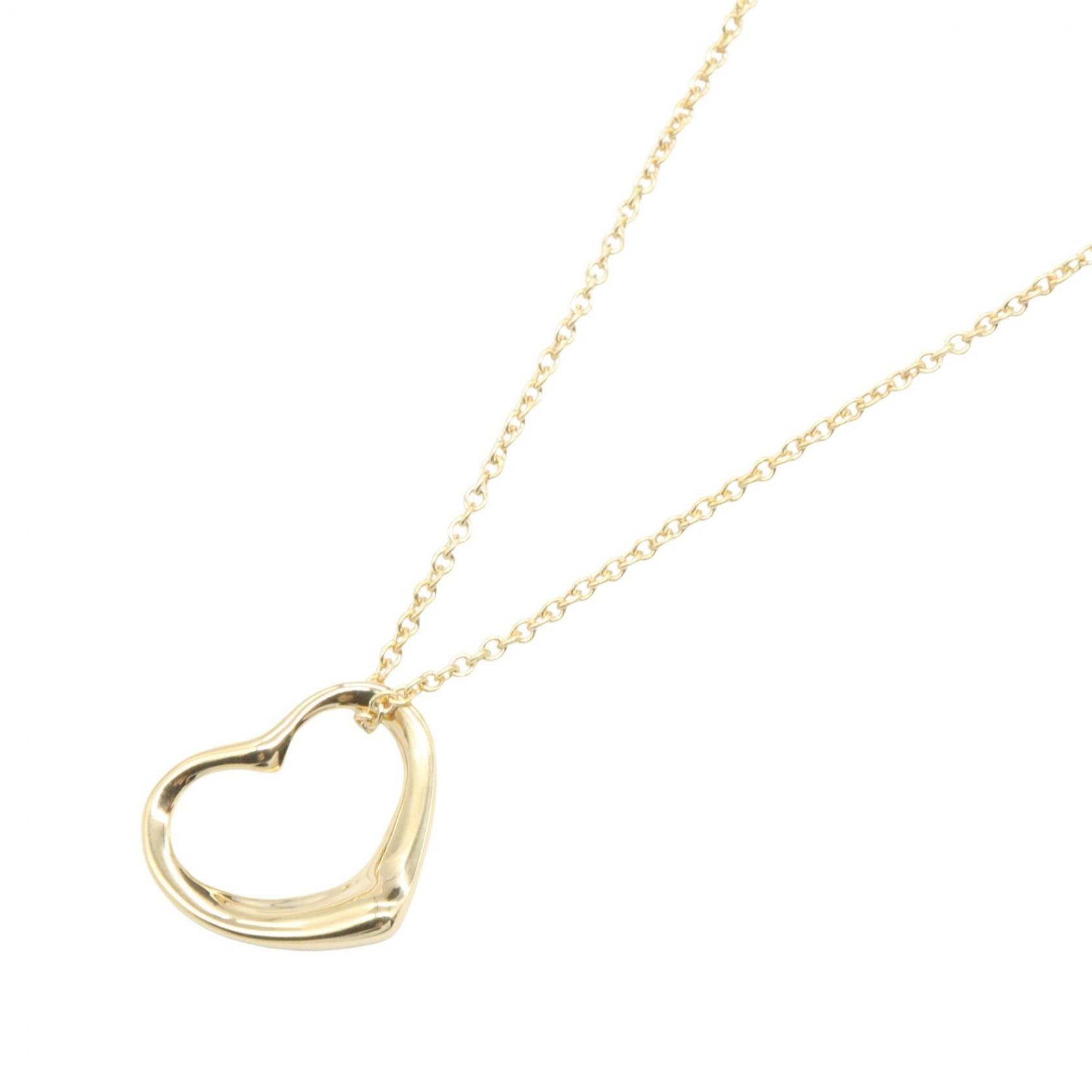 Tiffany & Co. Tiffany & Co. Tiffany & Co. Open Heart Au750 Necklace Precious Metal Necklace DUTY FREE for USA Size ONE SIZE - 1 Thumbnail
