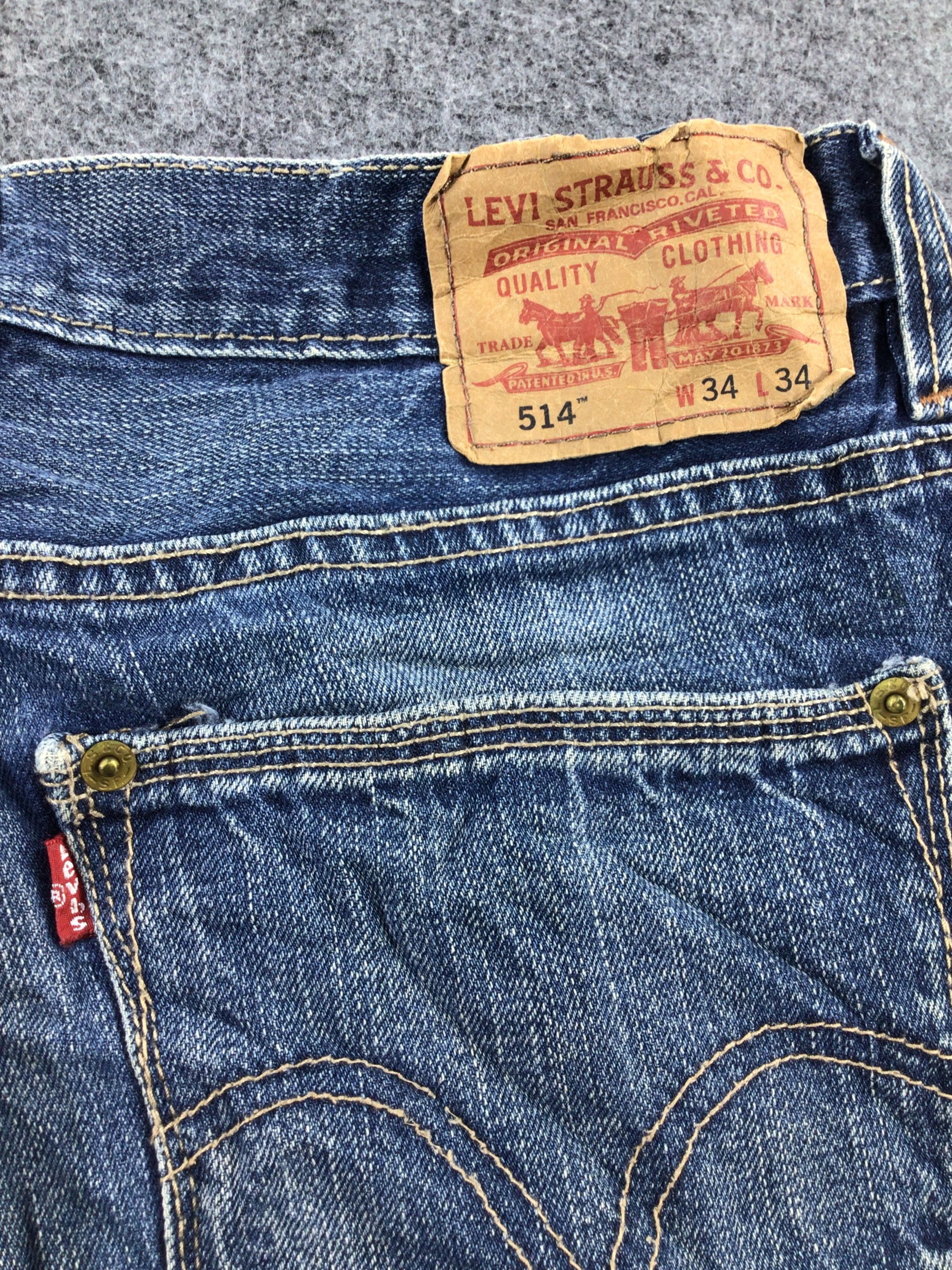 Levi's Vintage Levi's 514 Jeans Faded Blue Denim KJ241 Size US 34 / EU 50 - 5 Thumbnail