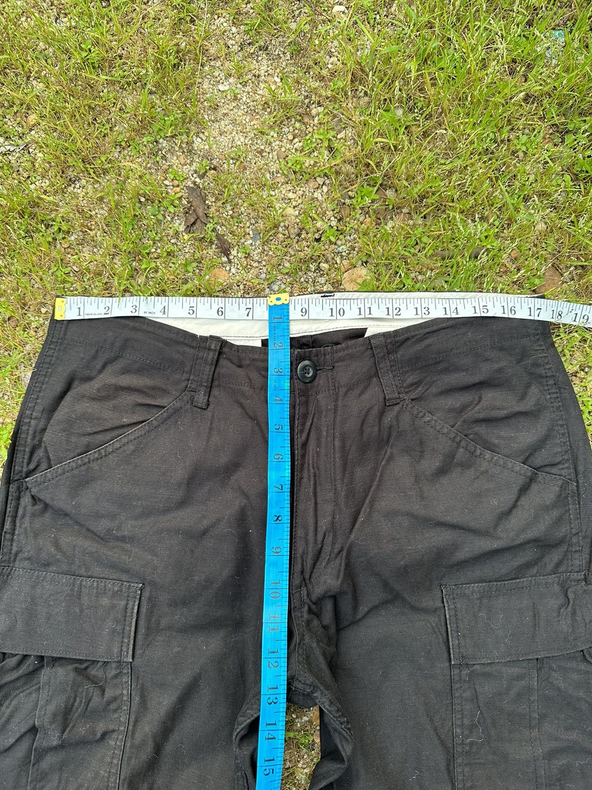 Hunter BACK NUMBER Japan Utility Tactical Big Pocket Cargo Pants Size US 34 / EU 50 - 7 Thumbnail