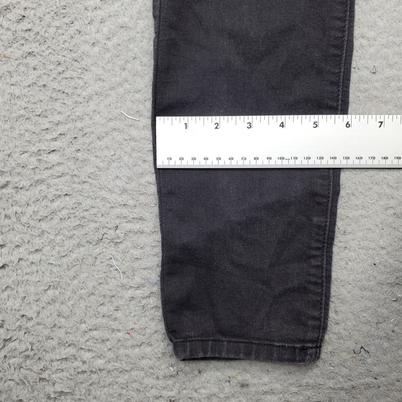Vintage Flying Monkey Jeans Womens 30 Black Denim Dark Wash Mid Rise Straight Leg Size 30" / US 8 / IT 44 - 5 Thumbnail