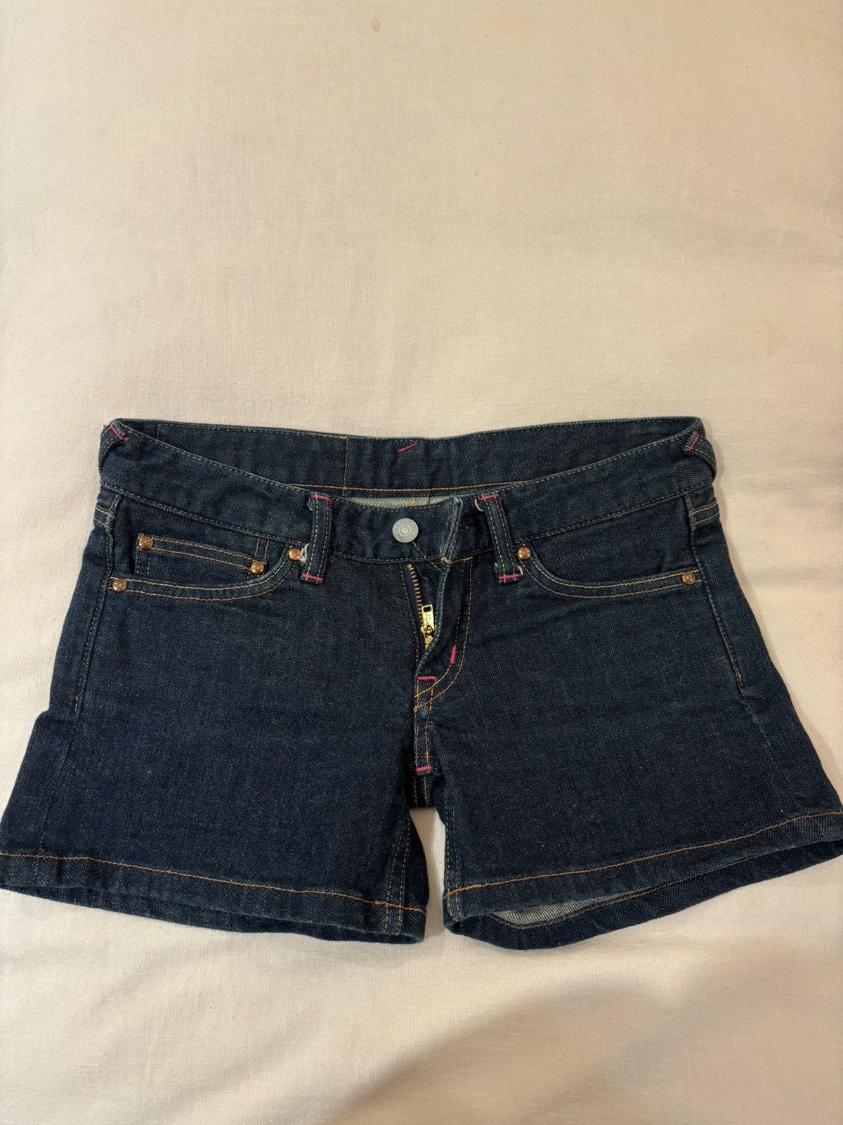 Evisu Evisu Denim Shorts Size 28" / US 6 / IT 42 - 2 Thumbnail