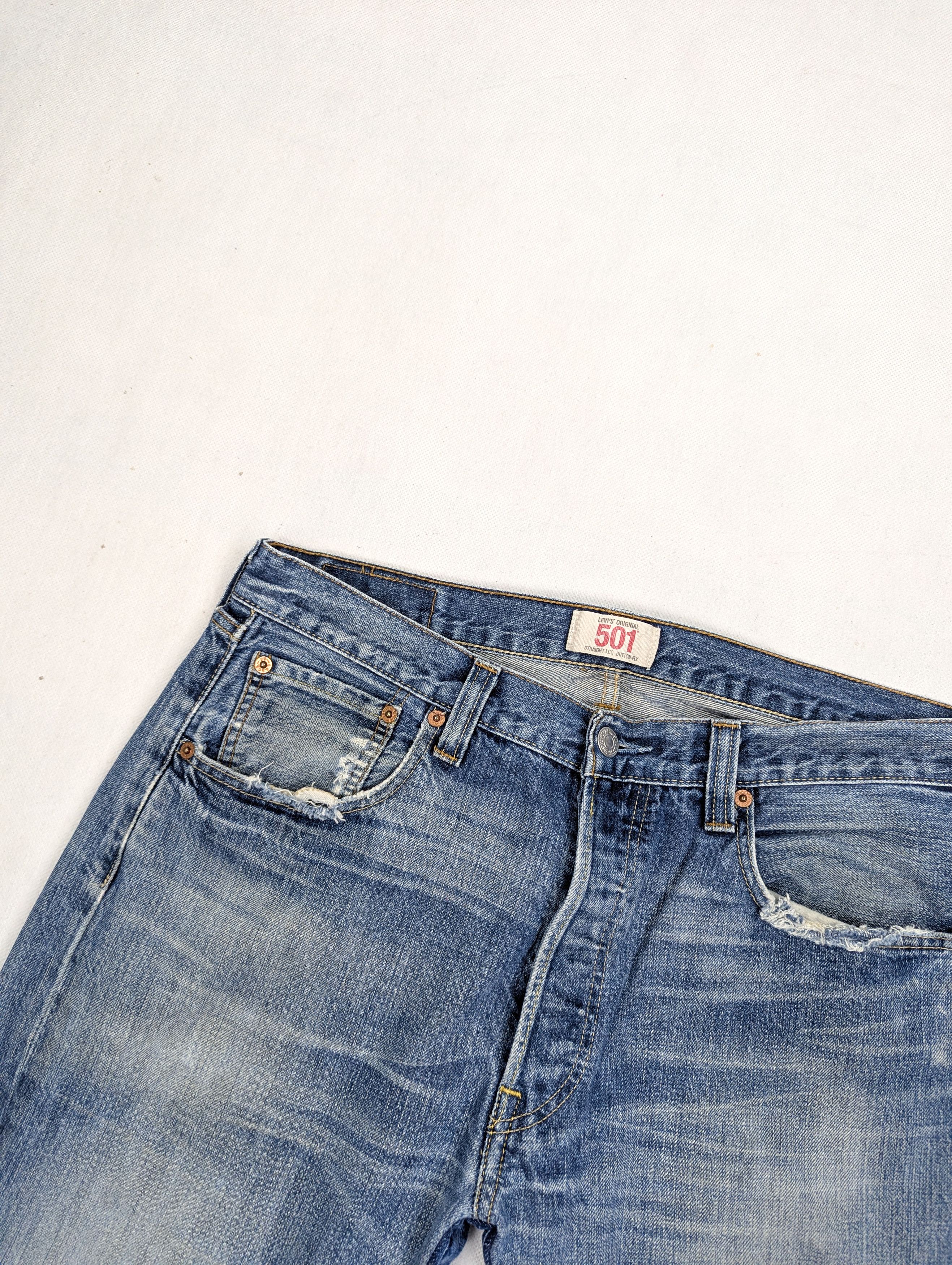 Levi's Levi's 501 patchwork denim jeans 34 Size US 34 / EU 50 - 4 Thumbnail