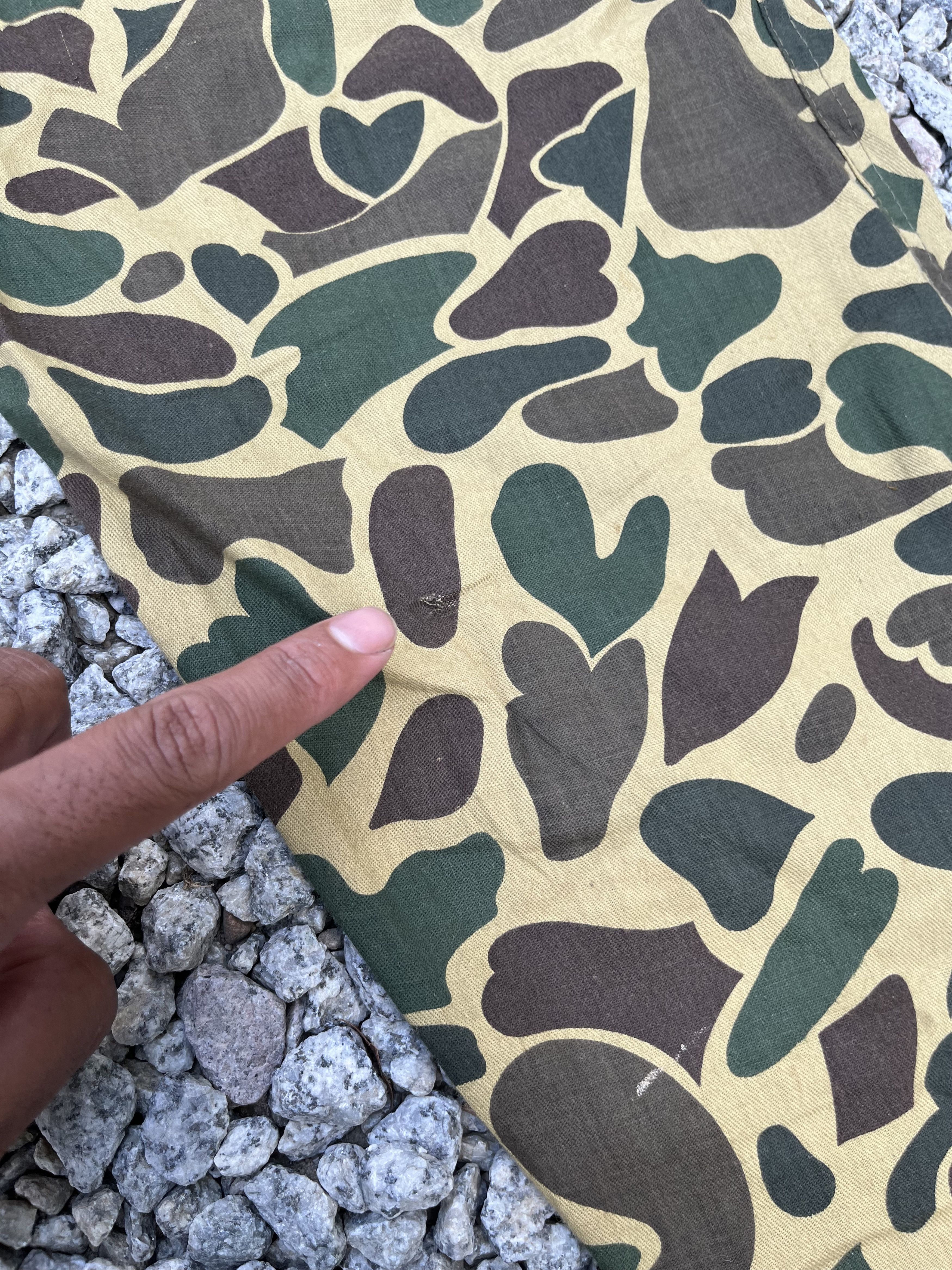 Japanese Brand × Vintage Vintage 80s Army Frog Skin Camouflage Military Style Size US 38 / EU 54 - 11 Thumbnail