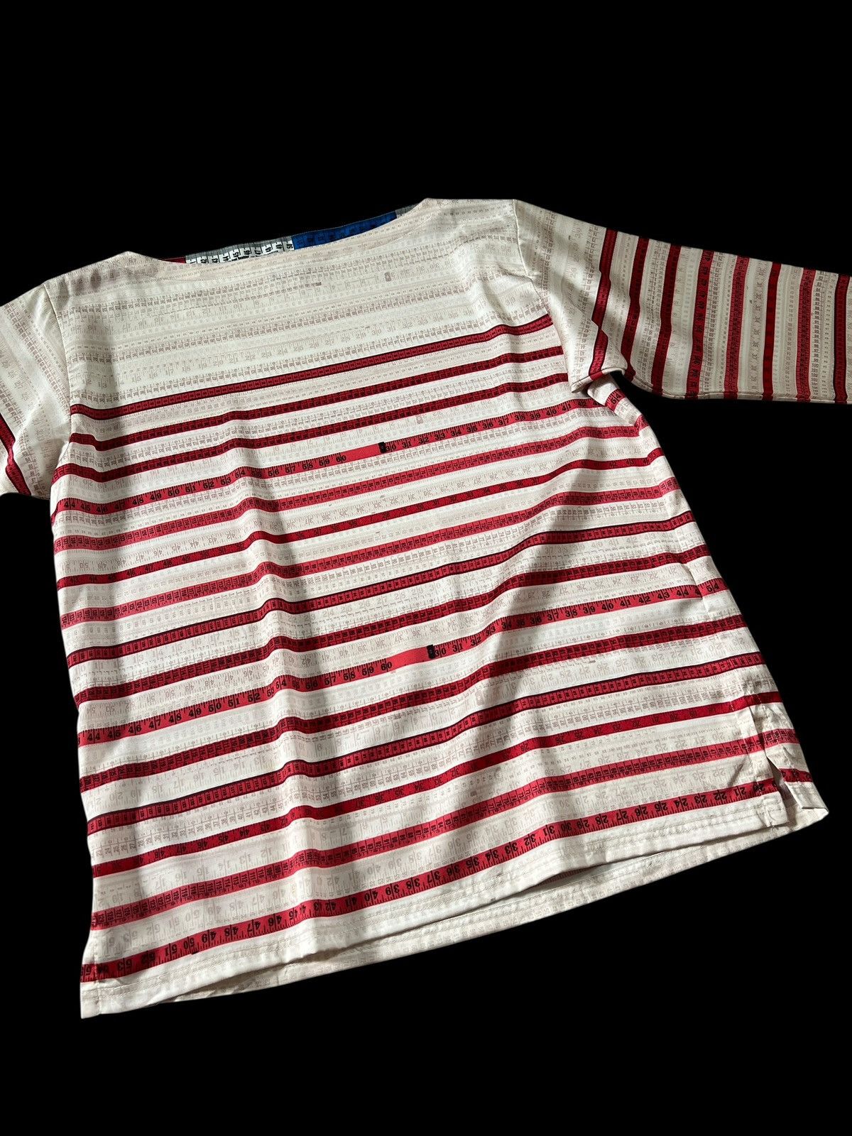 Jean Paul Gaultier Jean Paul Gaultier Tape Boat Neck Tops Size M / US 6-8 / IT 42-44 - 9 Thumbnail