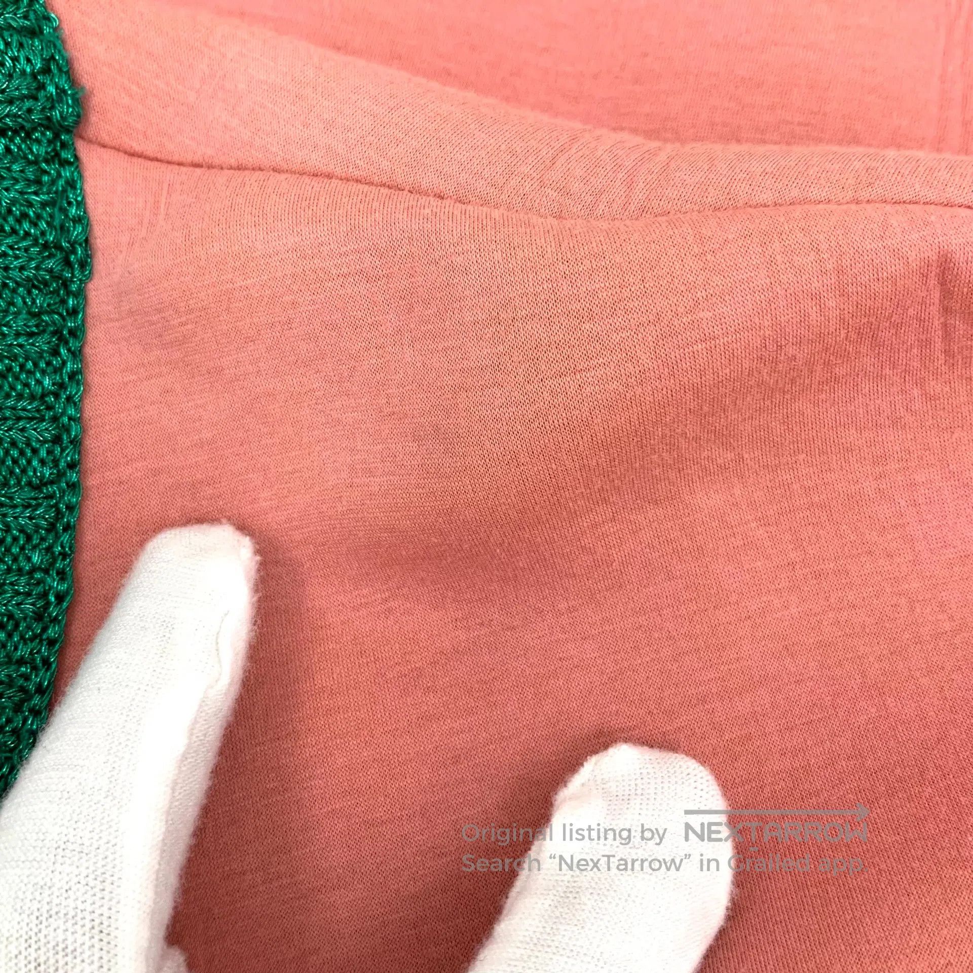 Gucci Guicci Pink Letter Embroidered Cotton Round Neck Long Slee Size S / US 4 / IT 40 - 9 Thumbnail
