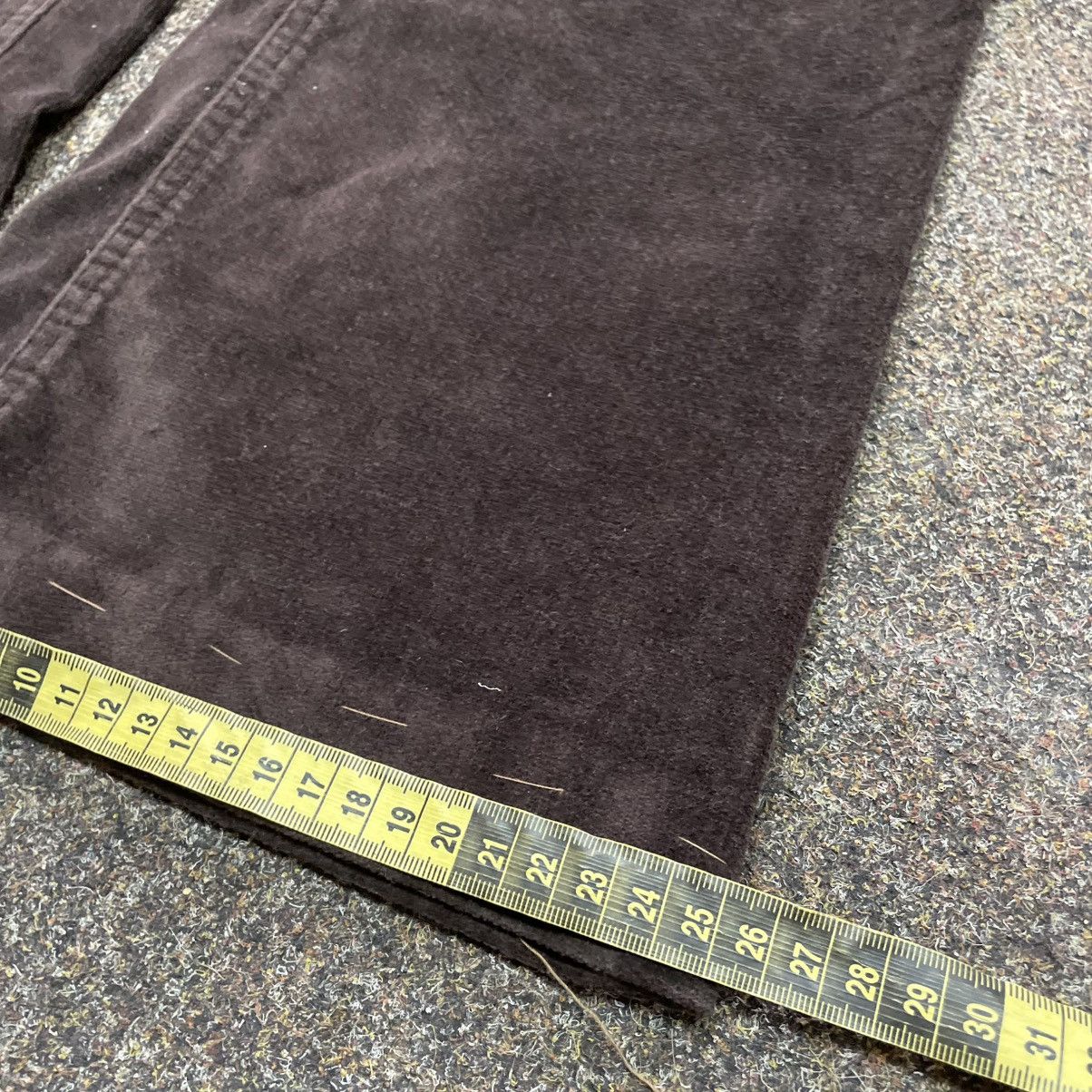 Vintage Vintage Y2K Flared Corduroy Pants Grunge 90s Archive Boxy Size 32" / US 10 / IT 46 - 8 Thumbnail
