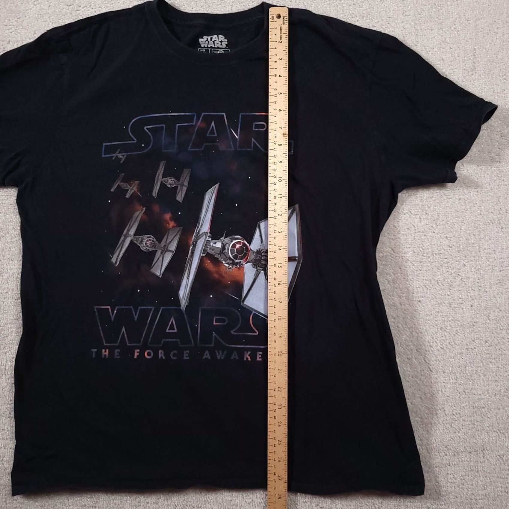 Star Wars Star Wars The Force Awakens Mens XL Black Graphic T-Shirt Short Sleeve Size US XL / EU 56 / 4 - 7 Thumbnail