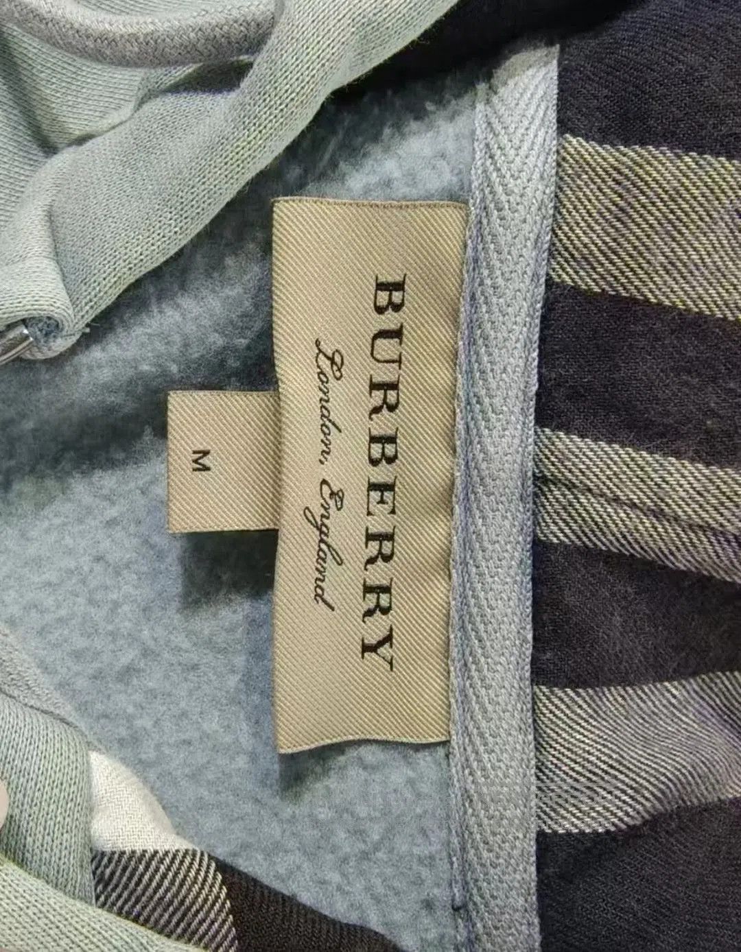 Burberry Burberry Men's Hooded Zip Sweatshirt 0079. Size US M / EU 48-50 / 2 - 5 Thumbnail