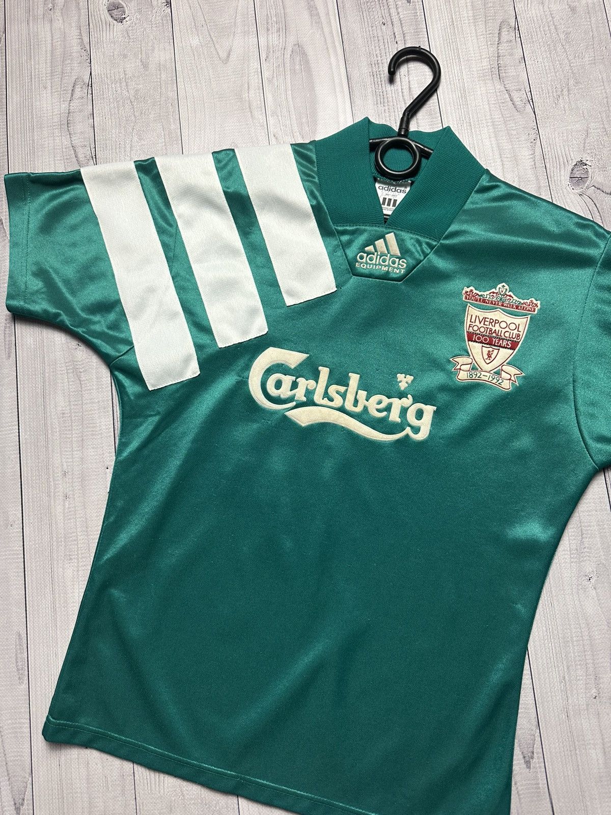 Adidas Vintage Liverpool soccer jersey adidas equipment 100 years Size US XS / EU 42 / 0 - 2 Thumbnail