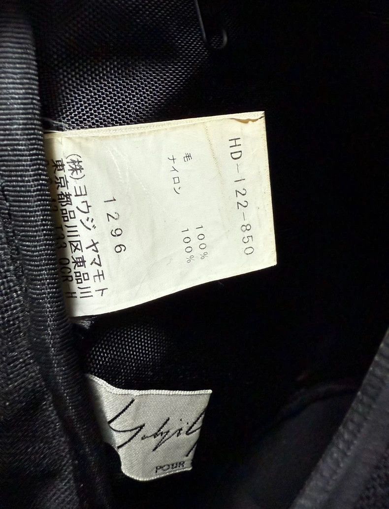 Yohji Yamamoto Yohji Yamamoto Main Line Backpack bag 2502-Nextarrow Size ONE SIZE - 8 Thumbnail