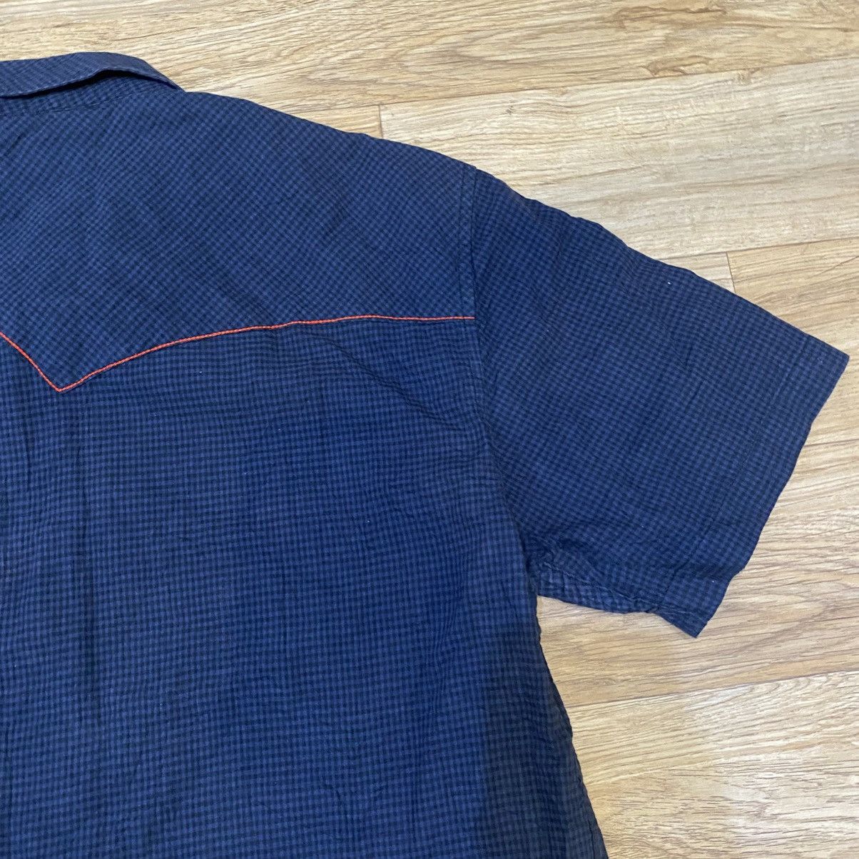 Evisu Evisu Blue Navy Button Up Shirts Size US M / EU 48-50 / 2 - 13 Thumbnail