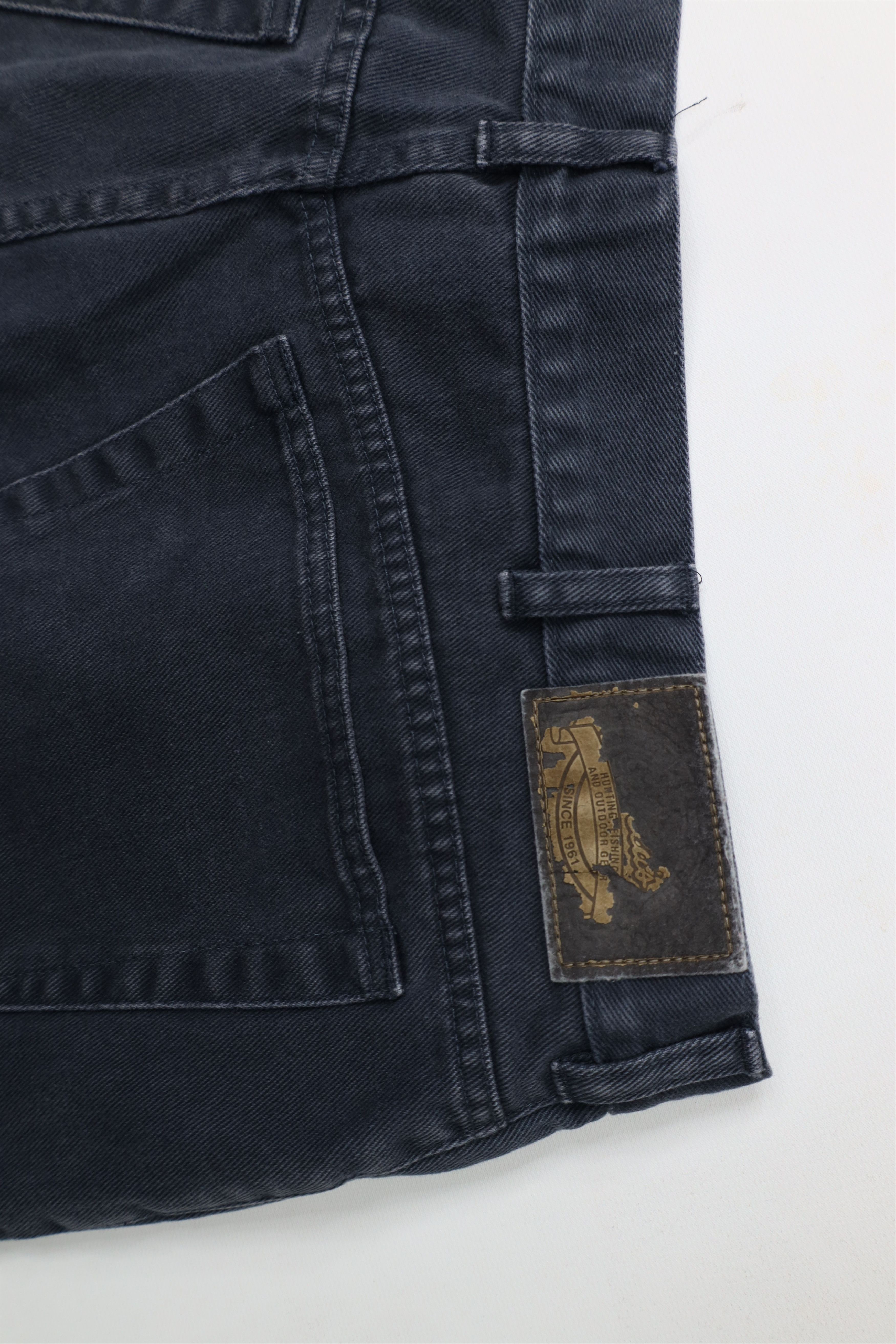 Vintage Vintage 90s Cabelas Baggy Fit Wide Leg Denim Jeans Blue Size US 38 / EU 54 - 13 Thumbnail