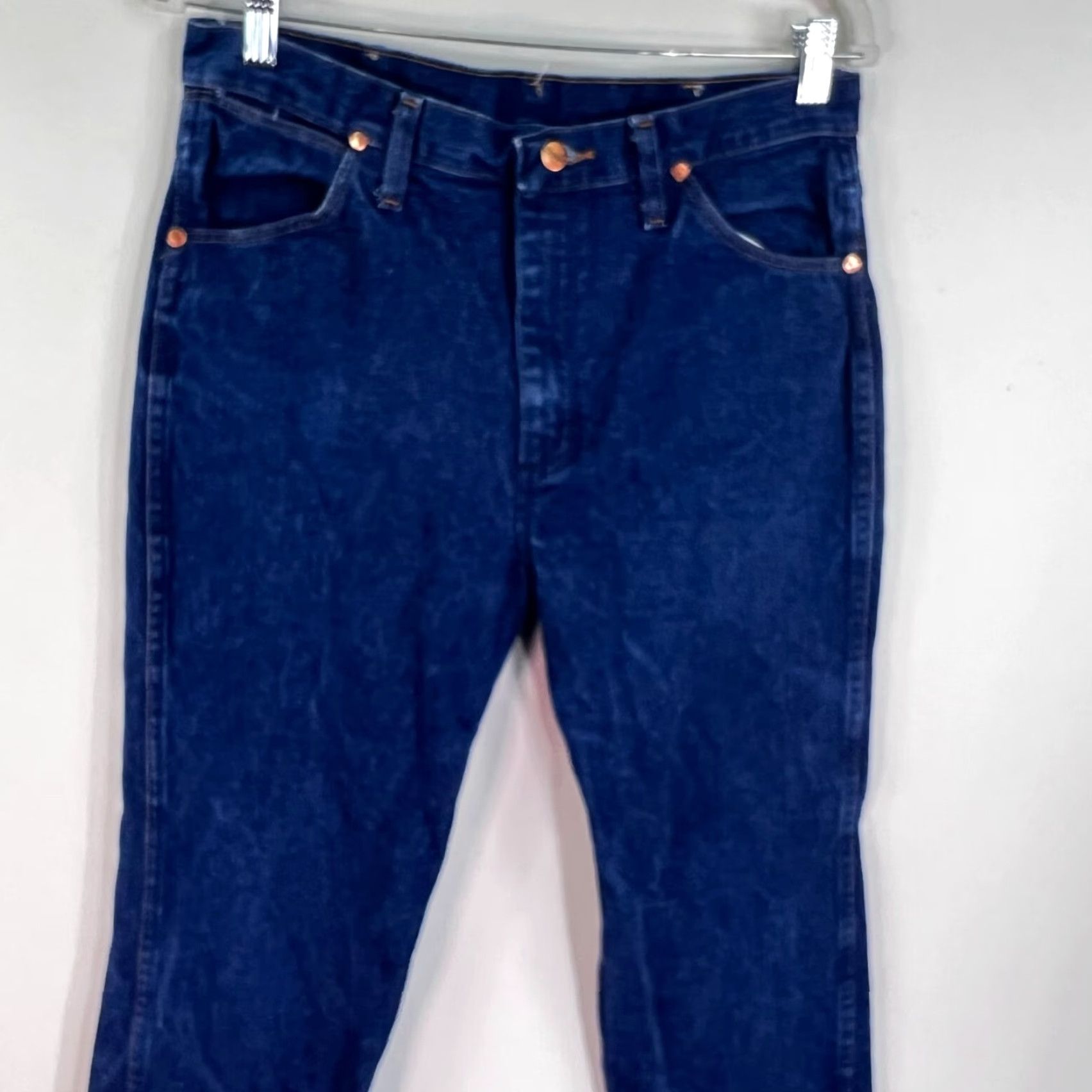 Wrangler Wrangler Retro Classic Fit Straight Leg Jeans Men Size 32 x 34 Dark Blue 80s 90s Size US 32 / EU 48 - 2 Thumbnail