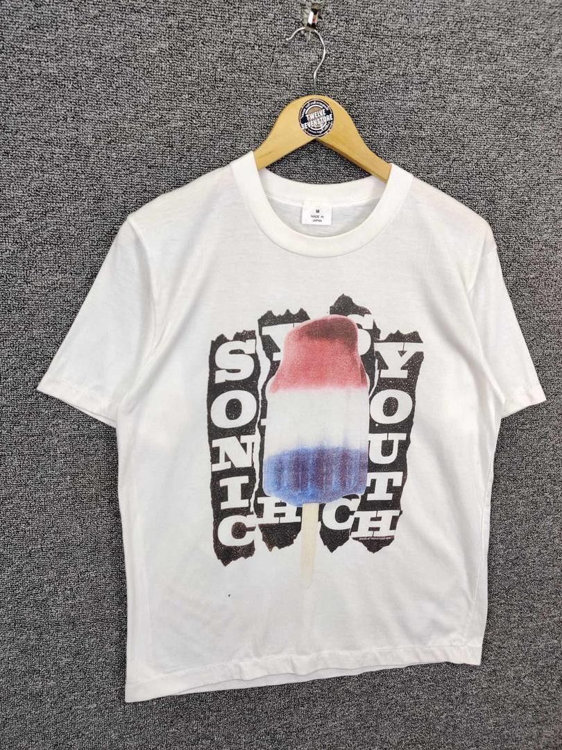 Band Tees Vintage Sonic Youth Bomb Pop Band Tee Tshirt Size US M / EU 48-50 / 2 - 5 Thumbnail