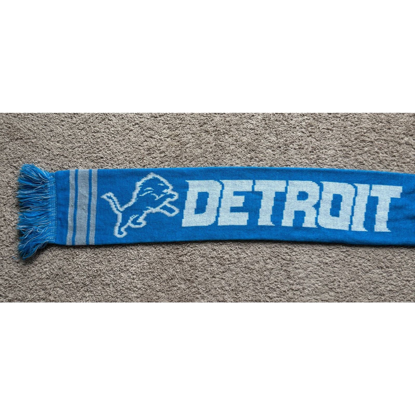 Other Detroit Lions NFL Forever Collectibles Winter Scarf Blue Size ONE SIZE - 3 Thumbnail