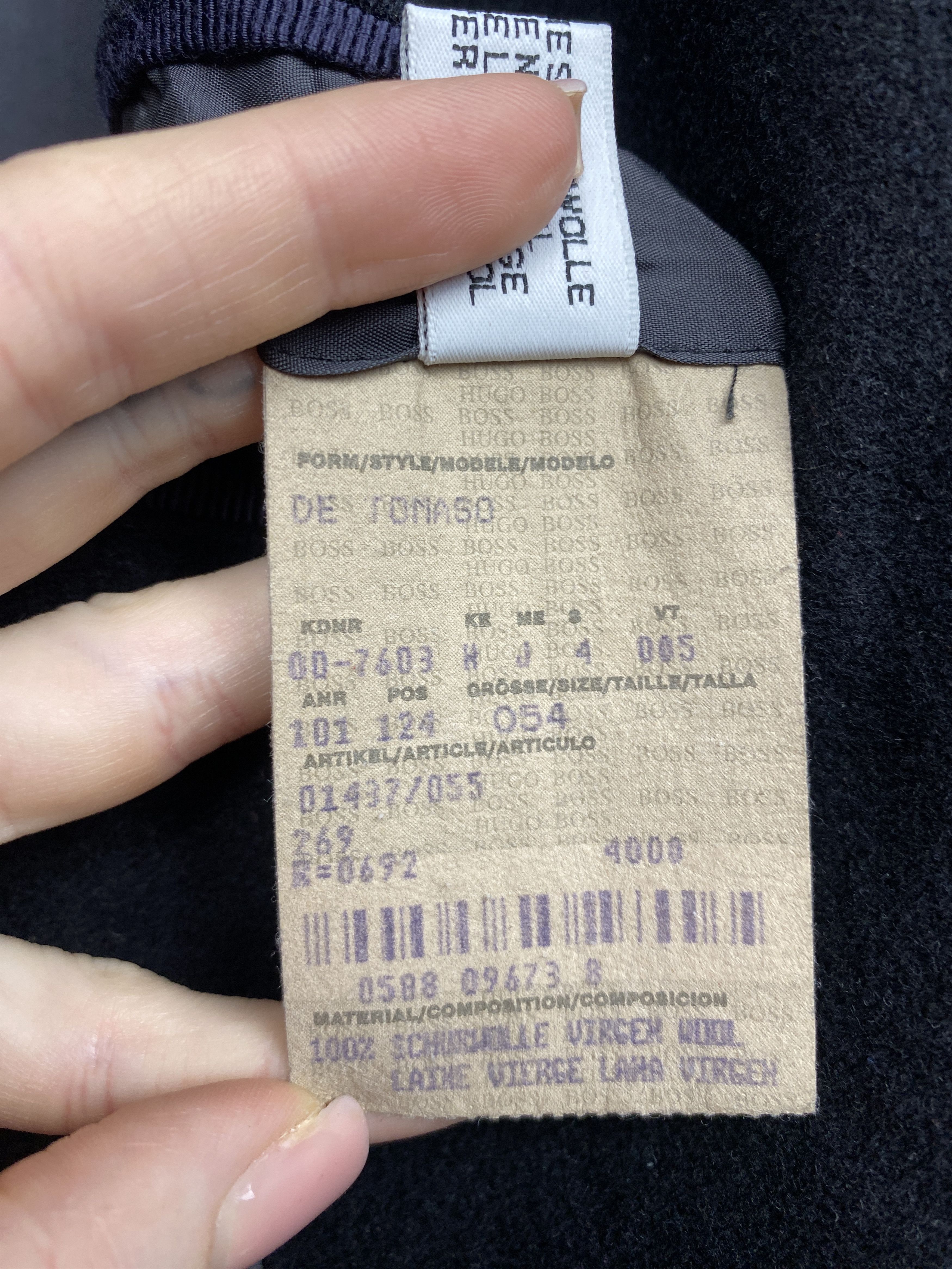 Hugo Boss Hugo Boss Vintage Mens Wool Coat Jacket Size US XL / EU 56 / 4 - 4 Thumbnail