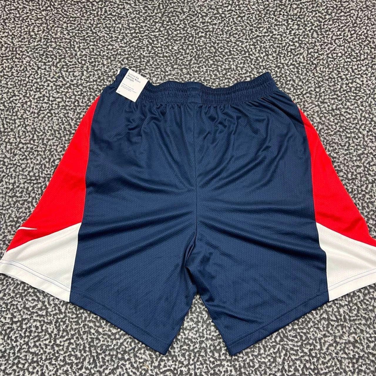 Nike Nike Athletic Shorts Men Blue Red Dri-Fit Outdoor Adult XL Size US 38 / EU 54 - 2 Thumbnail