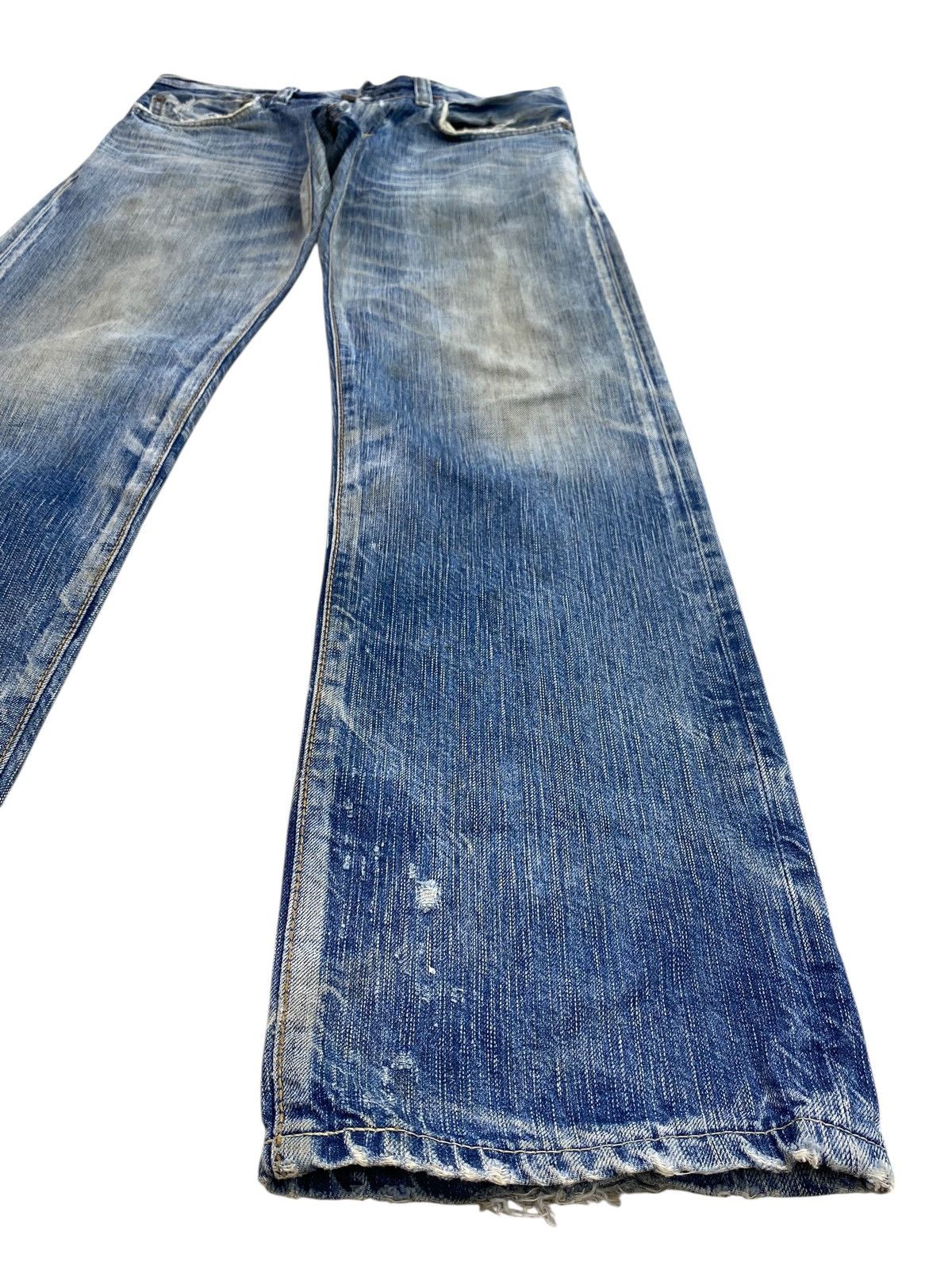 Edwin Edwin Brand Faded Blue Wash Style Loose Jeans Size US 32 / EU 48 - 8 Thumbnail