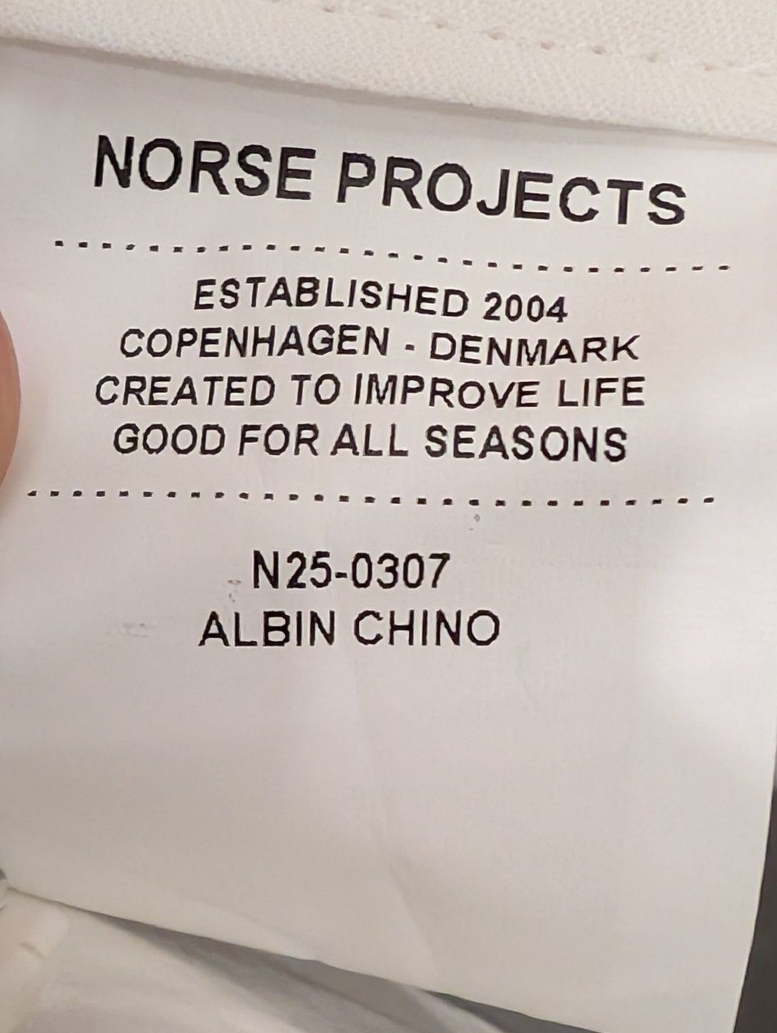 Norse Projects NWT Norse Projects Albino Slim Fit Chinos Made in Romania Size US 32 / EU 48 - 5 Thumbnail