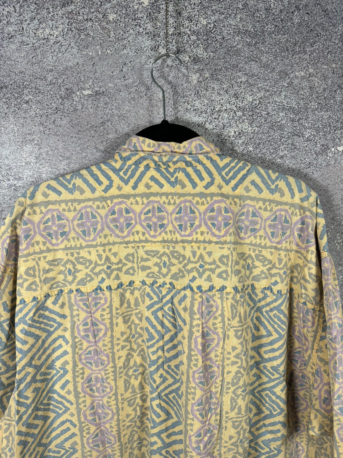 Quiksilver × Vintage 90’s Vintage Quiksilver AOP Aztec Surf USA Corduroy Shirt Size US XXL / EU 58 / 5 - 13 Thumbnail