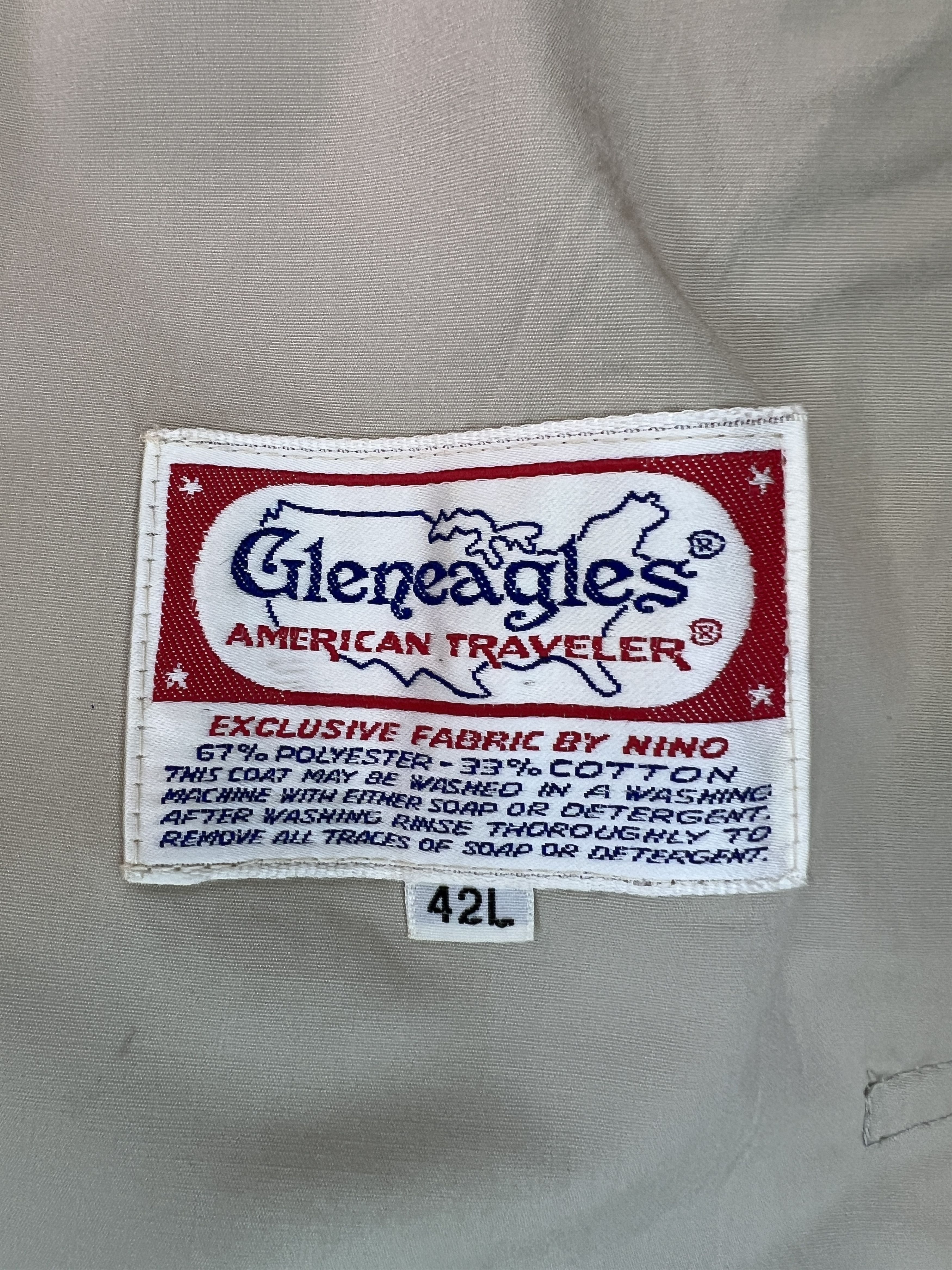 Vintage Hengerer's Gleneagle Vintage Trench Coat Men's Size 42L Size US XL / EU 56 / 4 - 6 Thumbnail