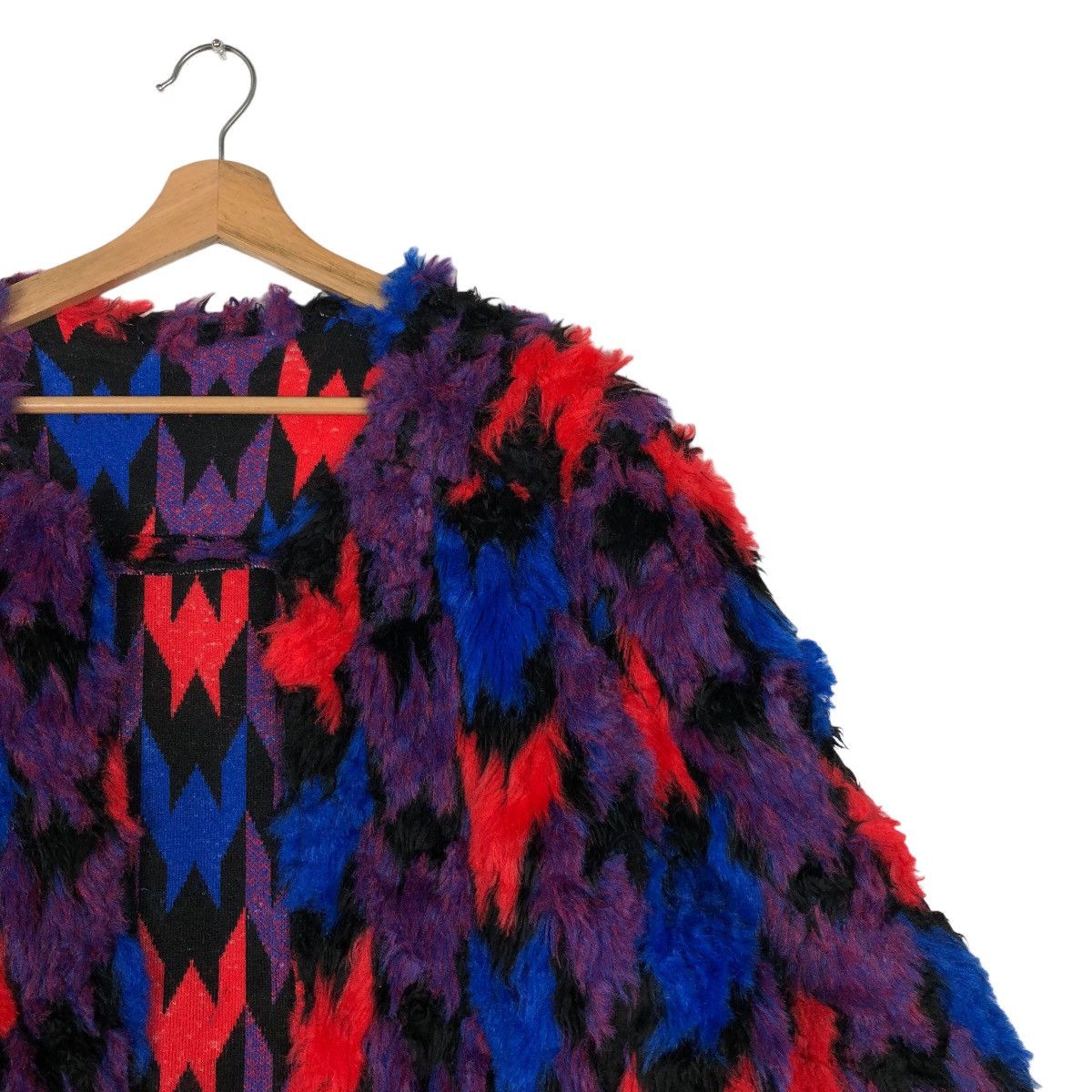 Japanese Brand 🔥Mohair Wool Fur Jacket Colourful Tokyo Kobe Japan Made Size US M / EU 48-50 / 2 - 5 Thumbnail