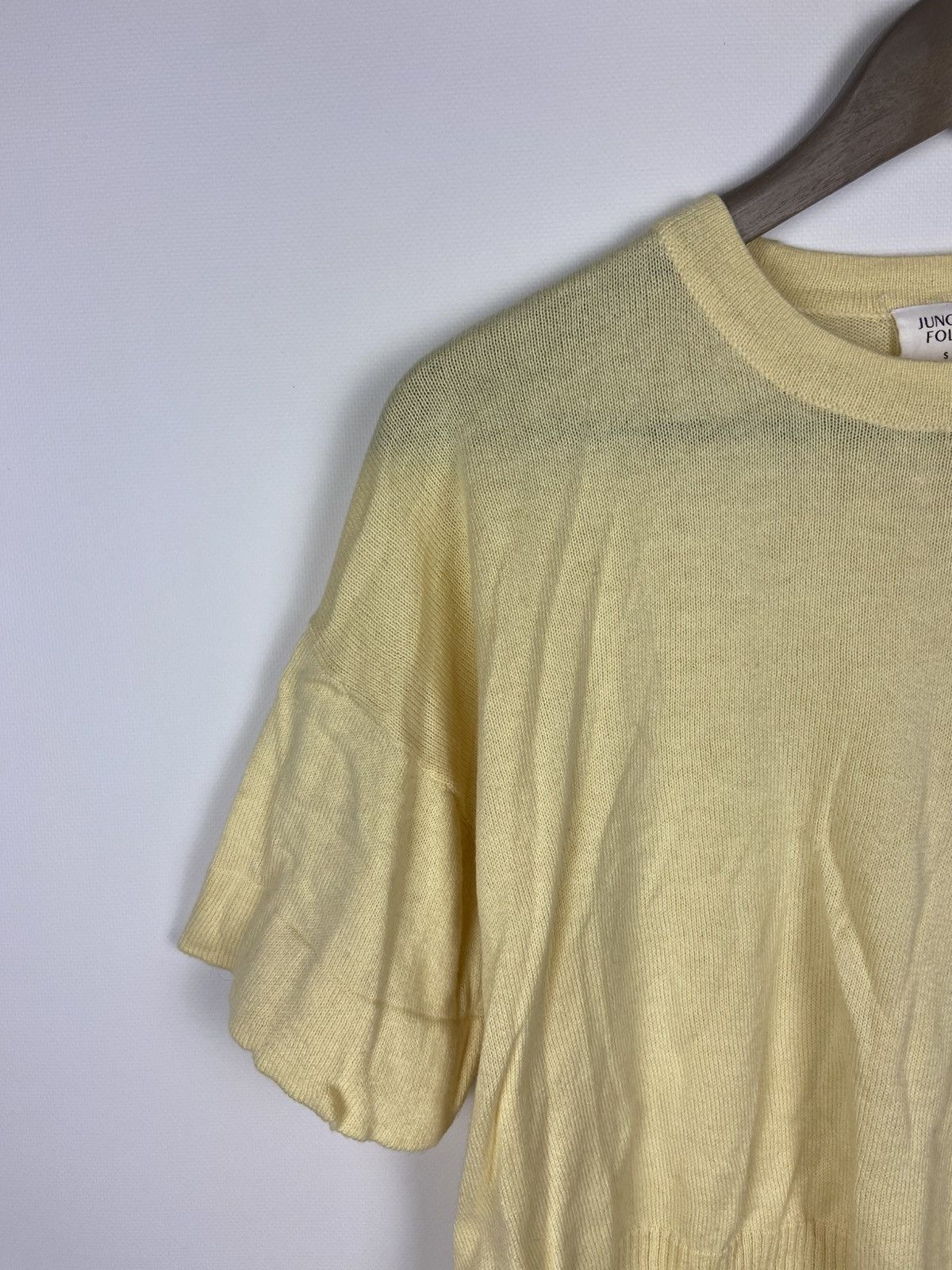 Folk Jungle Folk Womens Yellow Top T-Shirt Organic Cotton Sz S Size S / US 4 / IT 40 - 4 Thumbnail