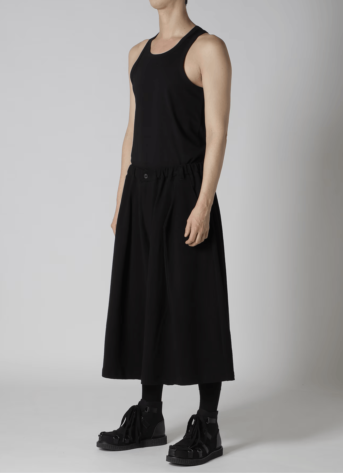 Yohji Yamamoto Yohji Yamamoto Pour Homme - HIGHLAND JERSEY TUCK PANTS Size US 32 / EU 48 - 3 Thumbnail