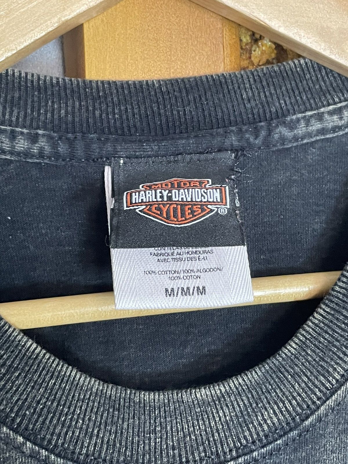Harley Davidson × Vintage Vintage 2001 Harley Davidson New York City Washed T-shirt Size US M / EU 48-50 / 2 - 12 Thumbnail