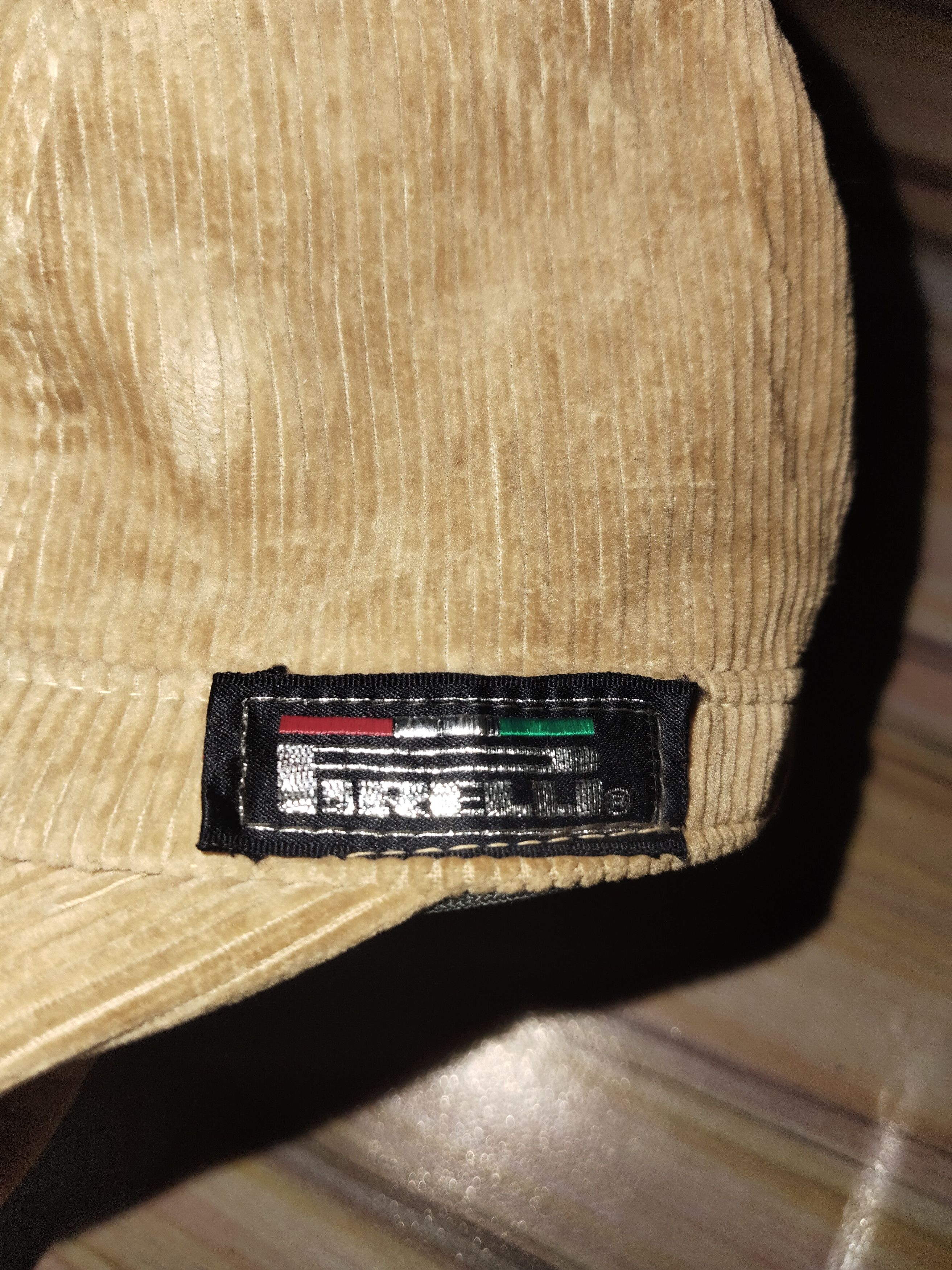 Vintage Vintage PIRELLI Corduroy Cap Size ONE SIZE - 2 Thumbnail