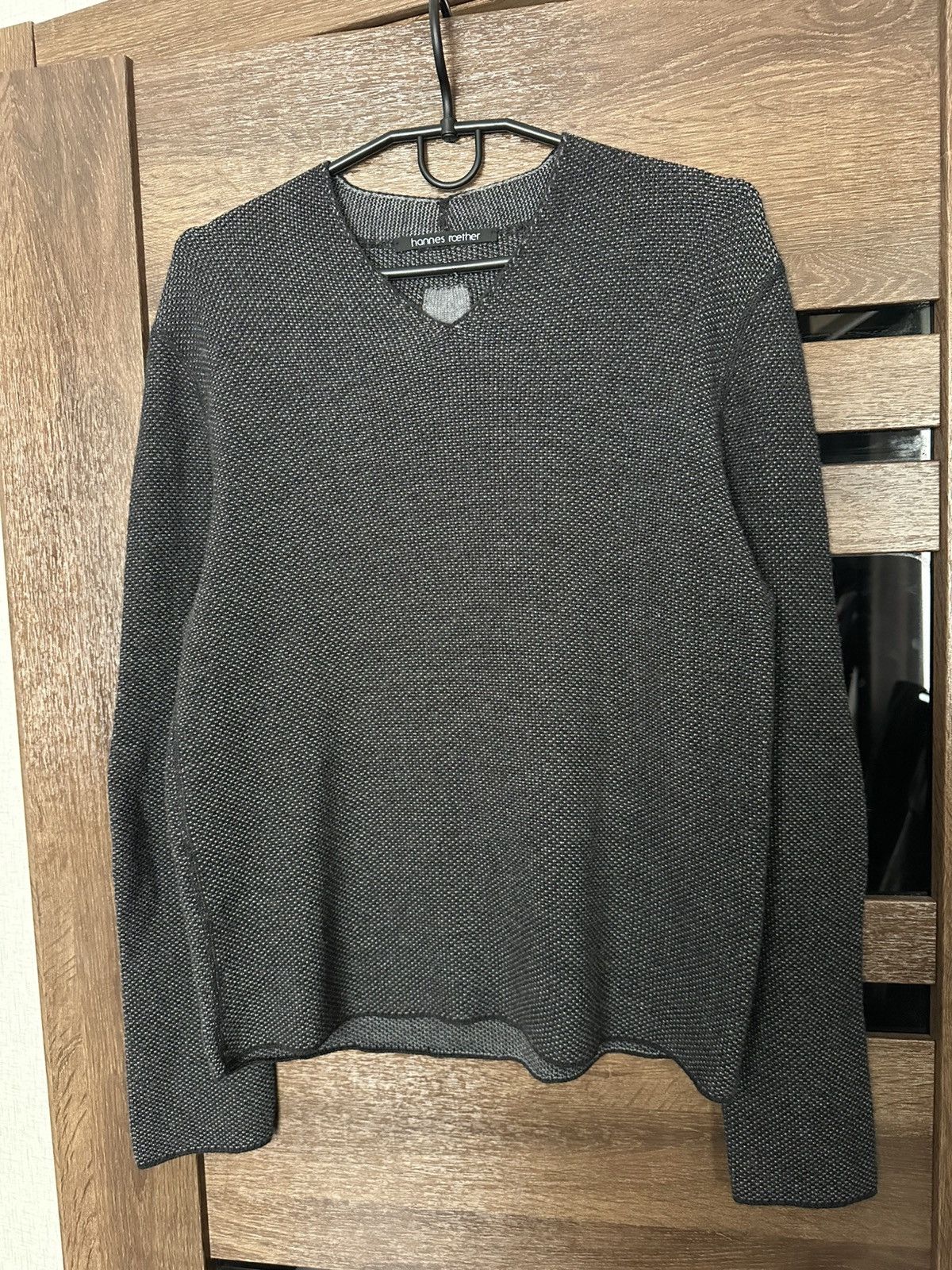 hannes roether Hannes Roether Wool Sweatshirt Crewneck Size US L / EU 52-54 / 3 - 3 Thumbnail