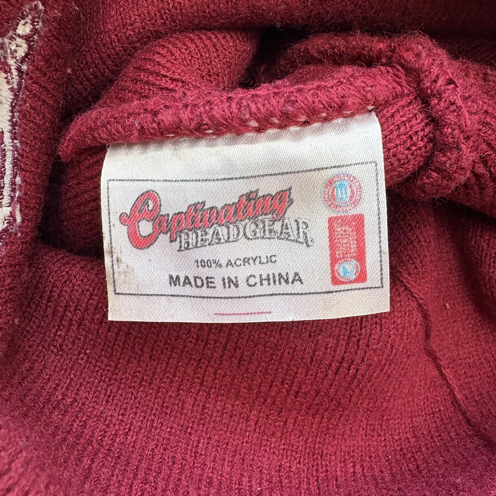 Vintage Vintage Y2K Arkansas Razorbacks Baseball Embroidered Beanie Size ONE SIZE - 4 Thumbnail