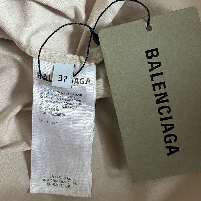 Balenciaga Balenciaga size 37 Lapel poplin long-sleeve shirt Size US XS / EU 42 / 0 - 4 Thumbnail
