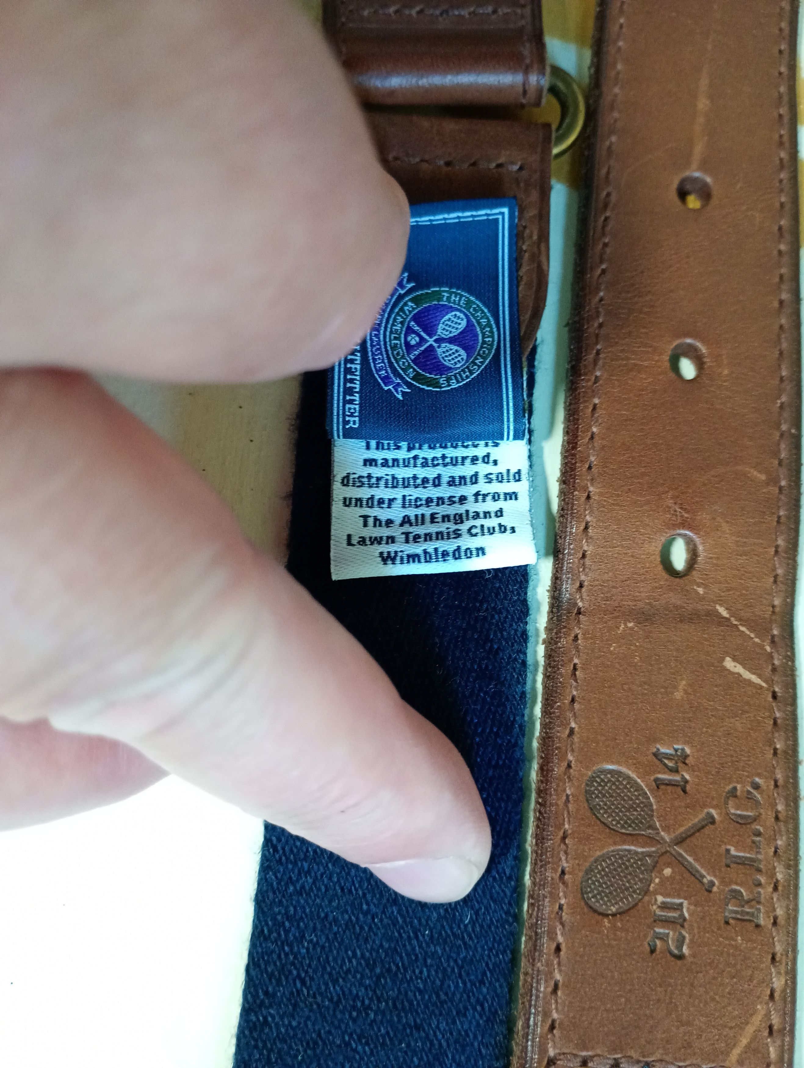 Polo Ralph Lauren Polo Ralph Lauren x Wimbledon Belt Size 32 - 13 Thumbnail